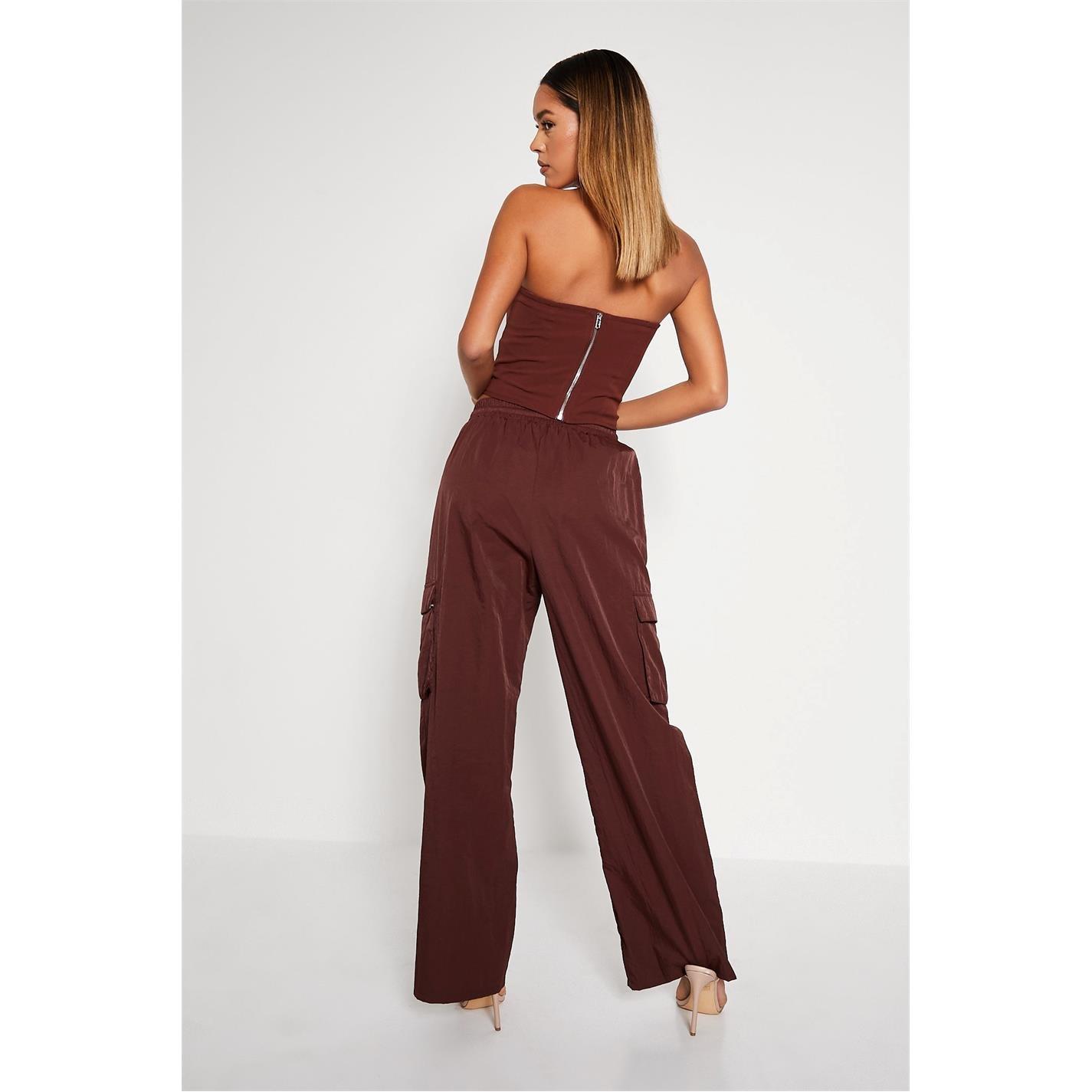 Brown - I Saw It First - ISAWITFIRST Bandeau Corset Top - 4