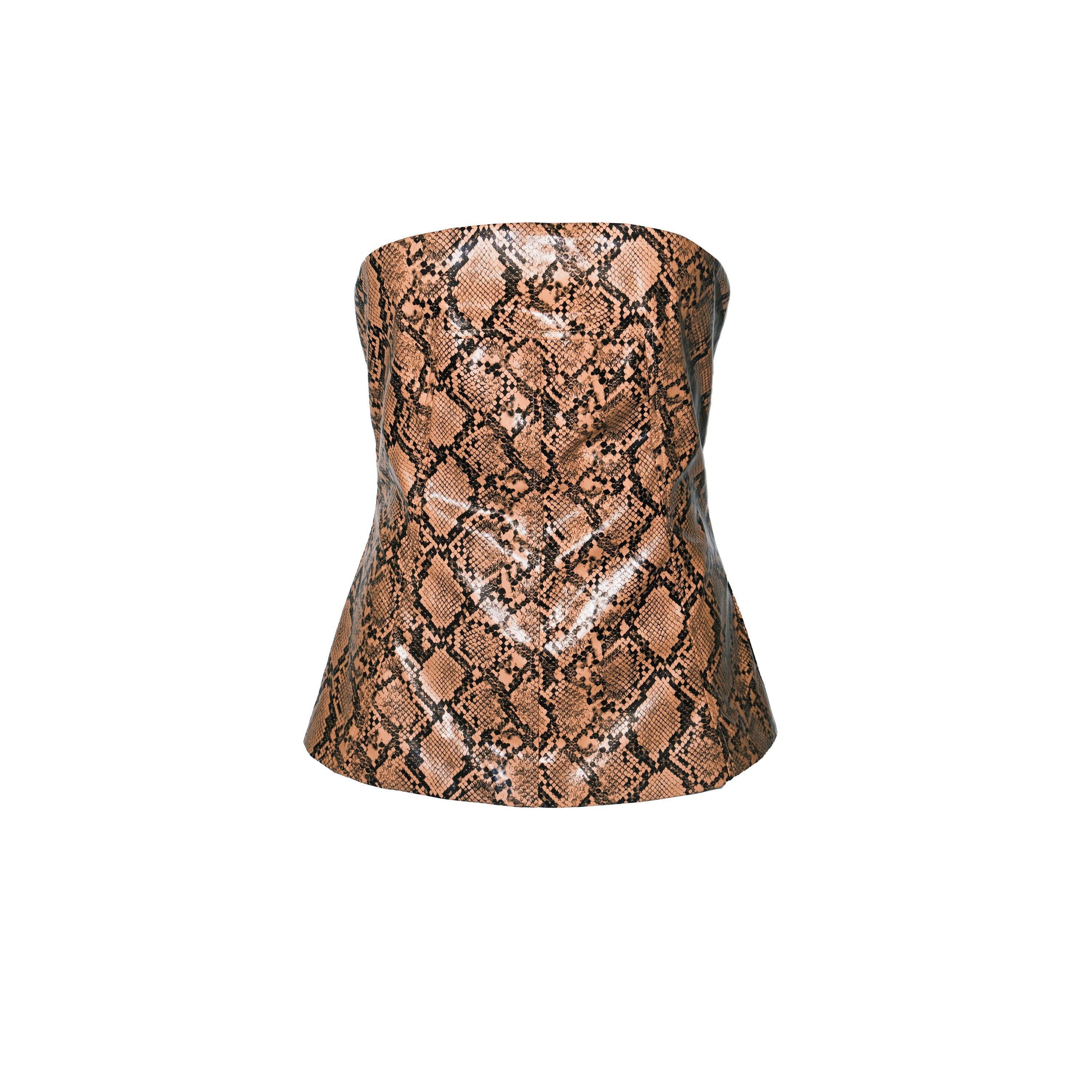 Brown - AmyLynn - Women's Bandeau Top