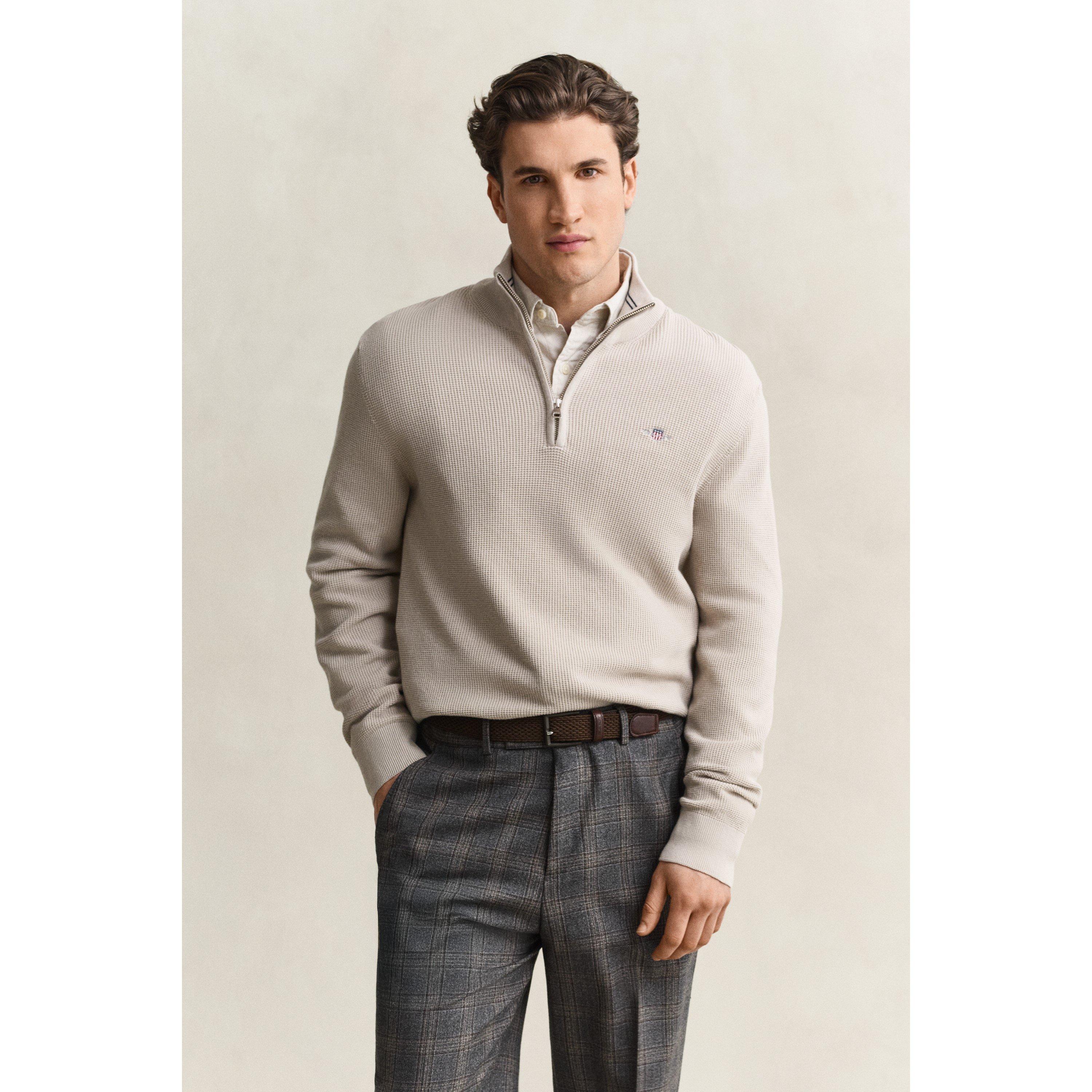 Clay 215 - Gant - Gant Mcr Txt 1/2 Zip Sn64 - 2