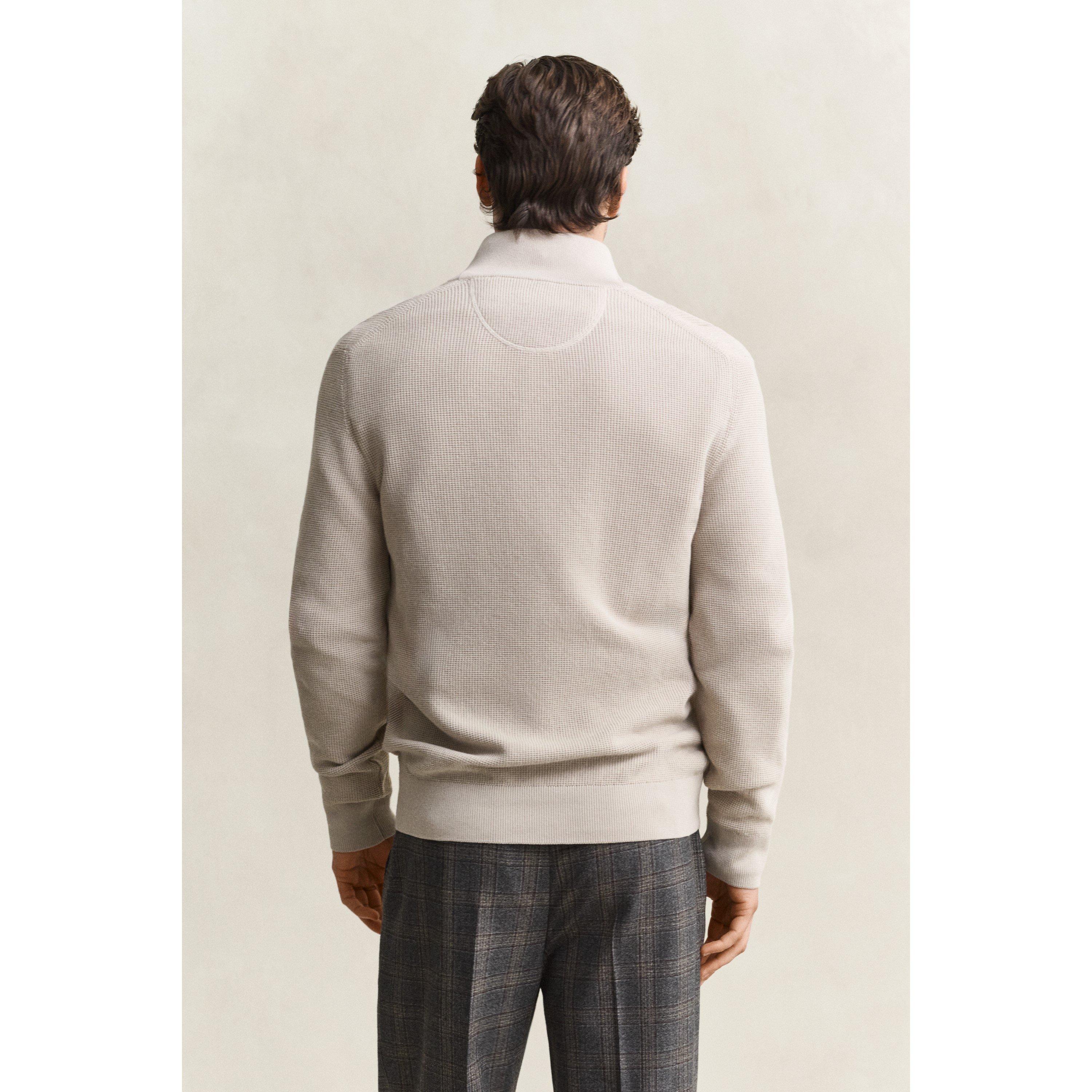 Clay 215 - Gant - Gant Mcr Txt 1/2 Zip Sn64 - 3