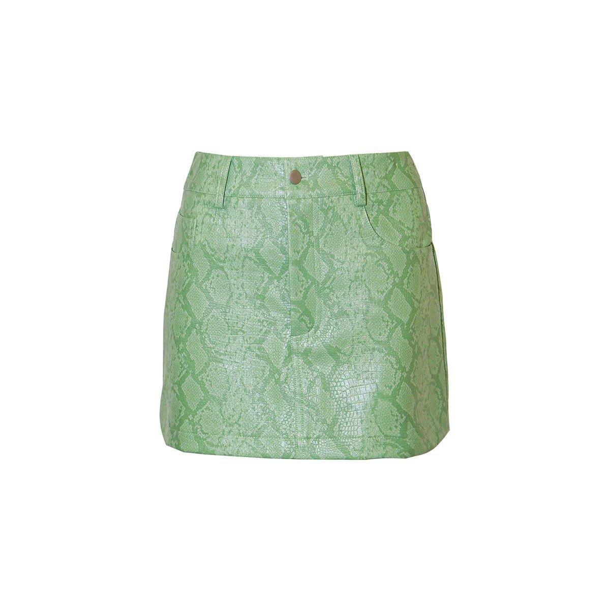 Green - AmyLynn - Women's Mini Skirt