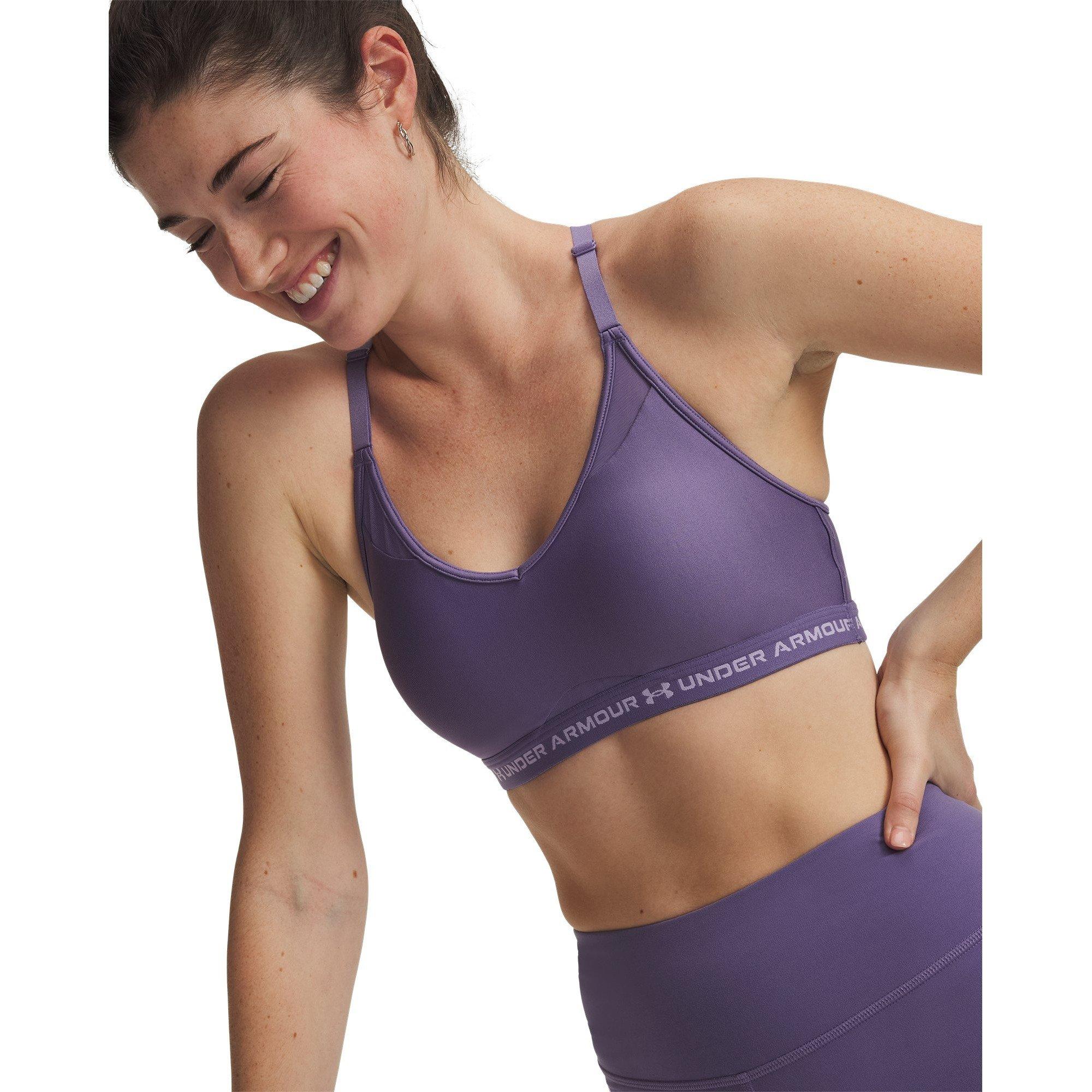 Purple Luxe - Under Armour - Crossback Low Womens Sports Bra - 11