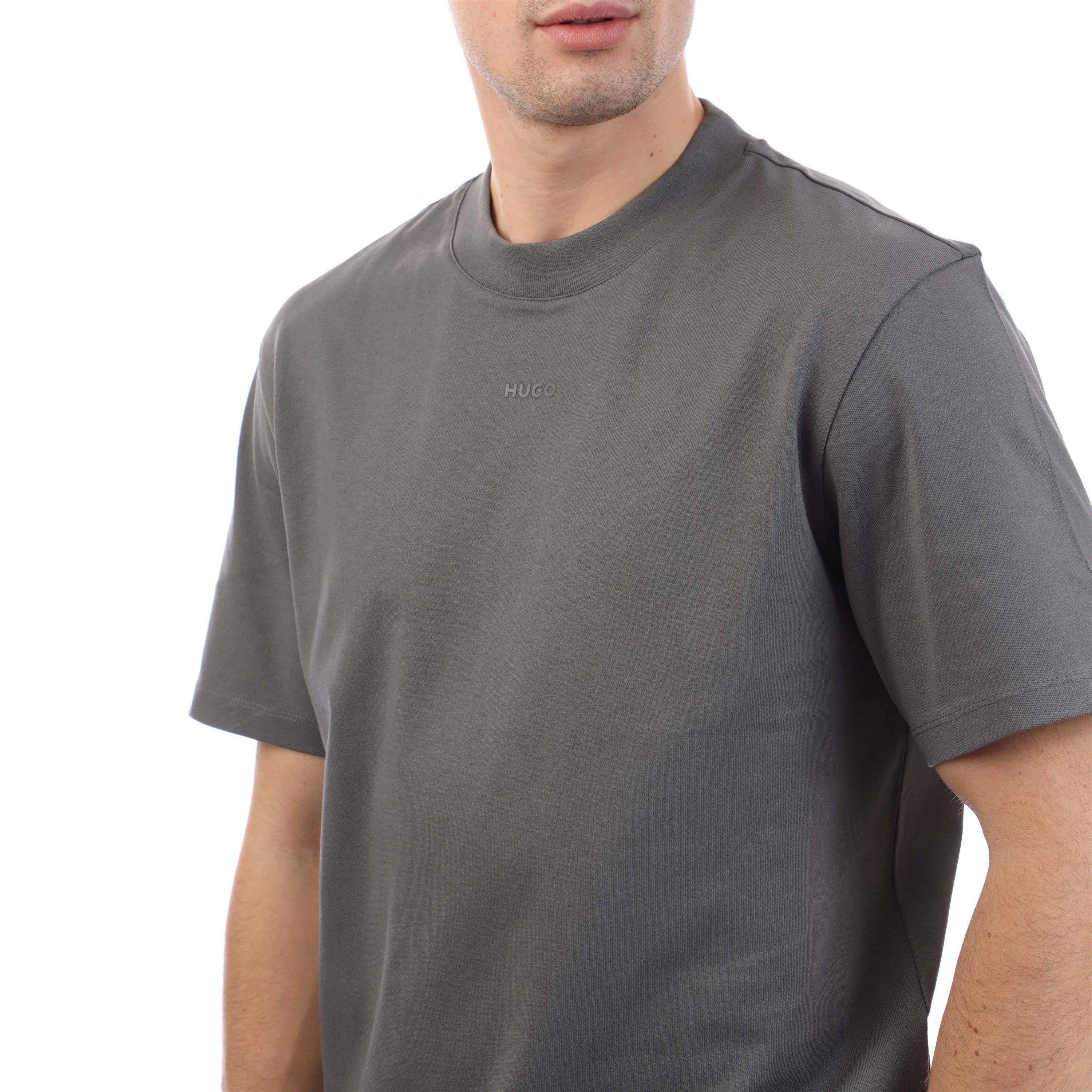 Grey - Hugo - Dapolino Logo Print T-Shirt - 2