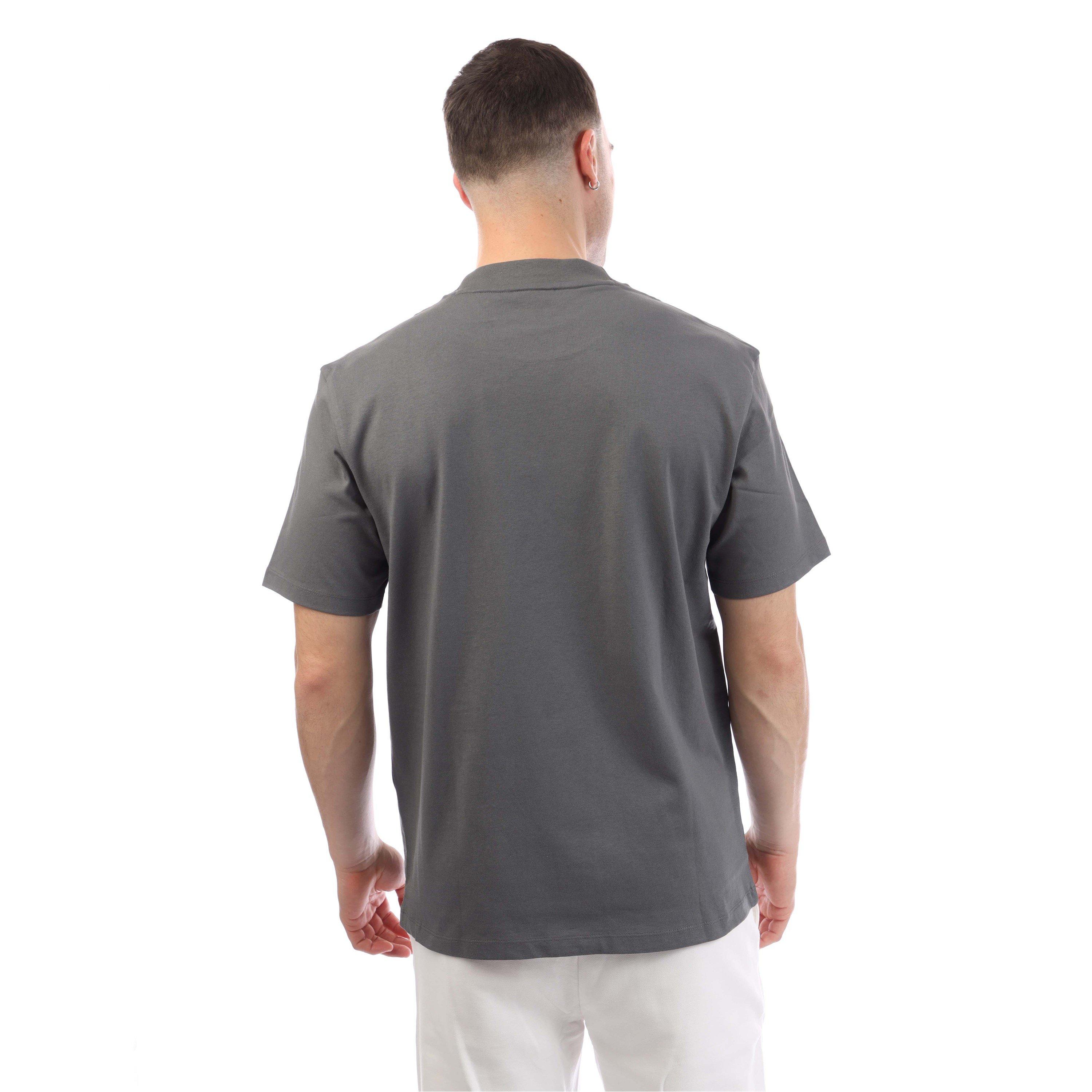 Grey - Hugo - Dapolino Logo Print T-Shirt - 3