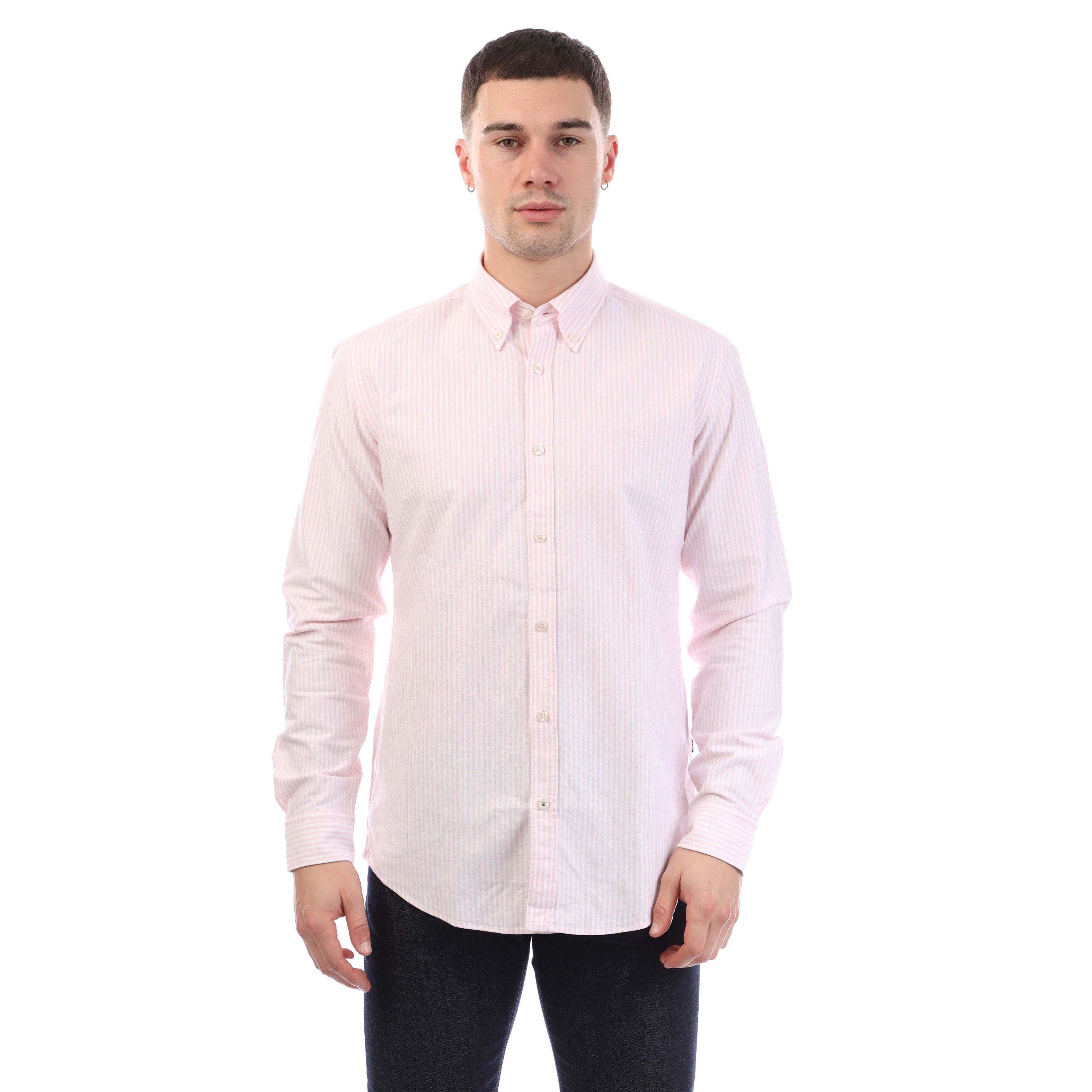 Pink - Boss - H-Roan-BD-E-C1-243 Slim Fit Shirt - 1