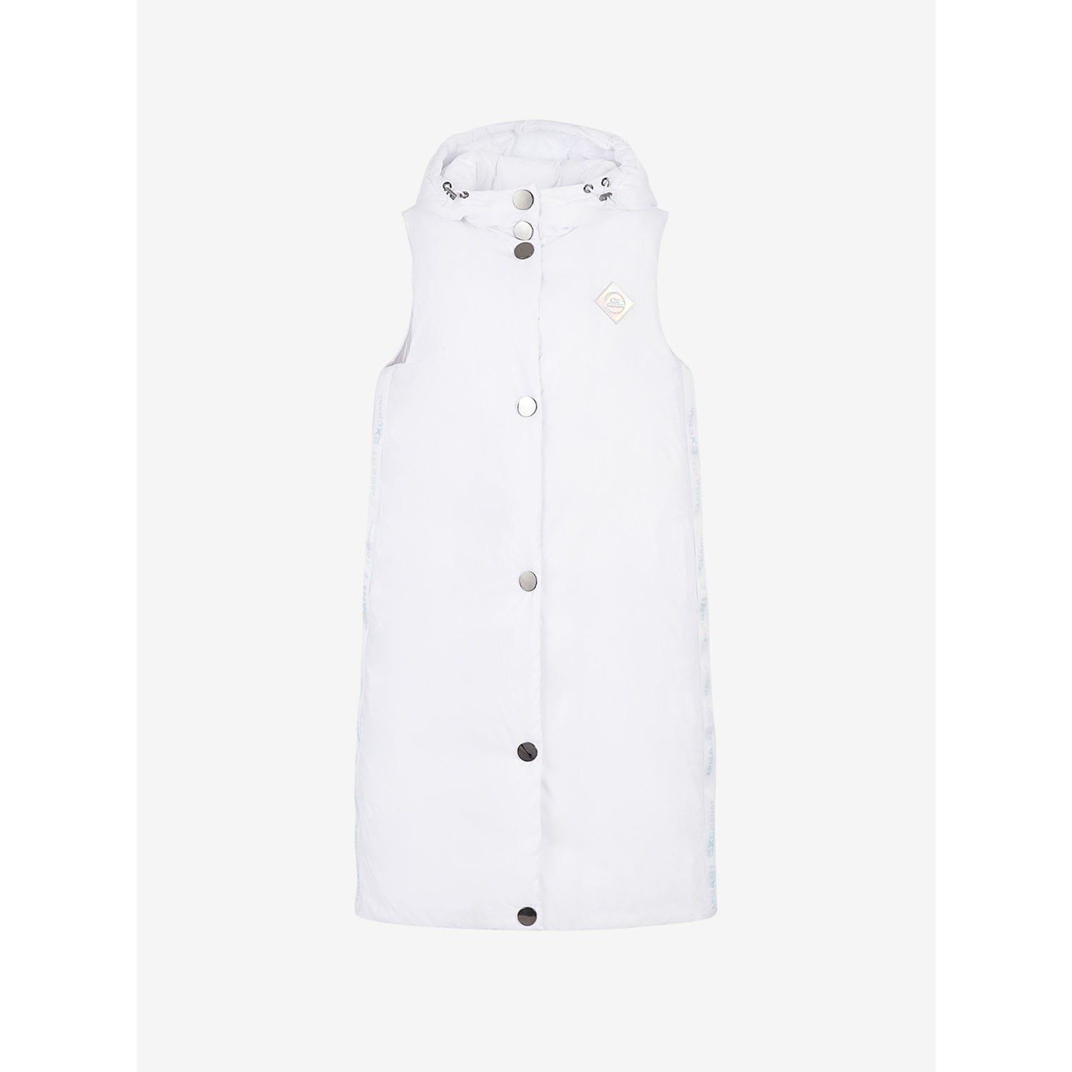 White - Armani Exchange - Long Quilted Gilet