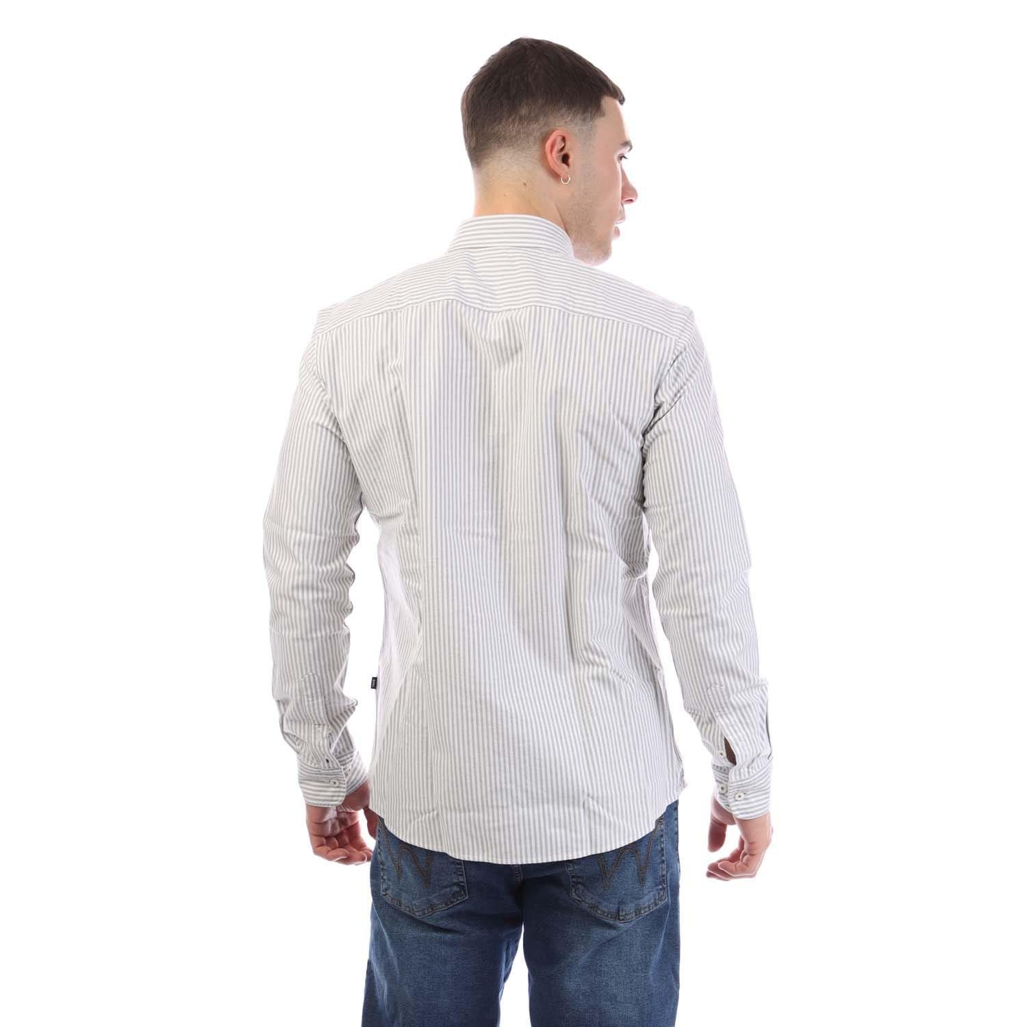 Green - Boss - H-Roan-Bd-E-C1-243 Slim Fit Shirt - 3