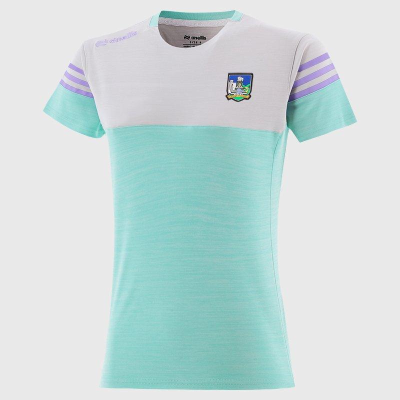 Mint/White/Lav - ONeills - ONeills Limerick Sedona T-Shirt Ladies - 1