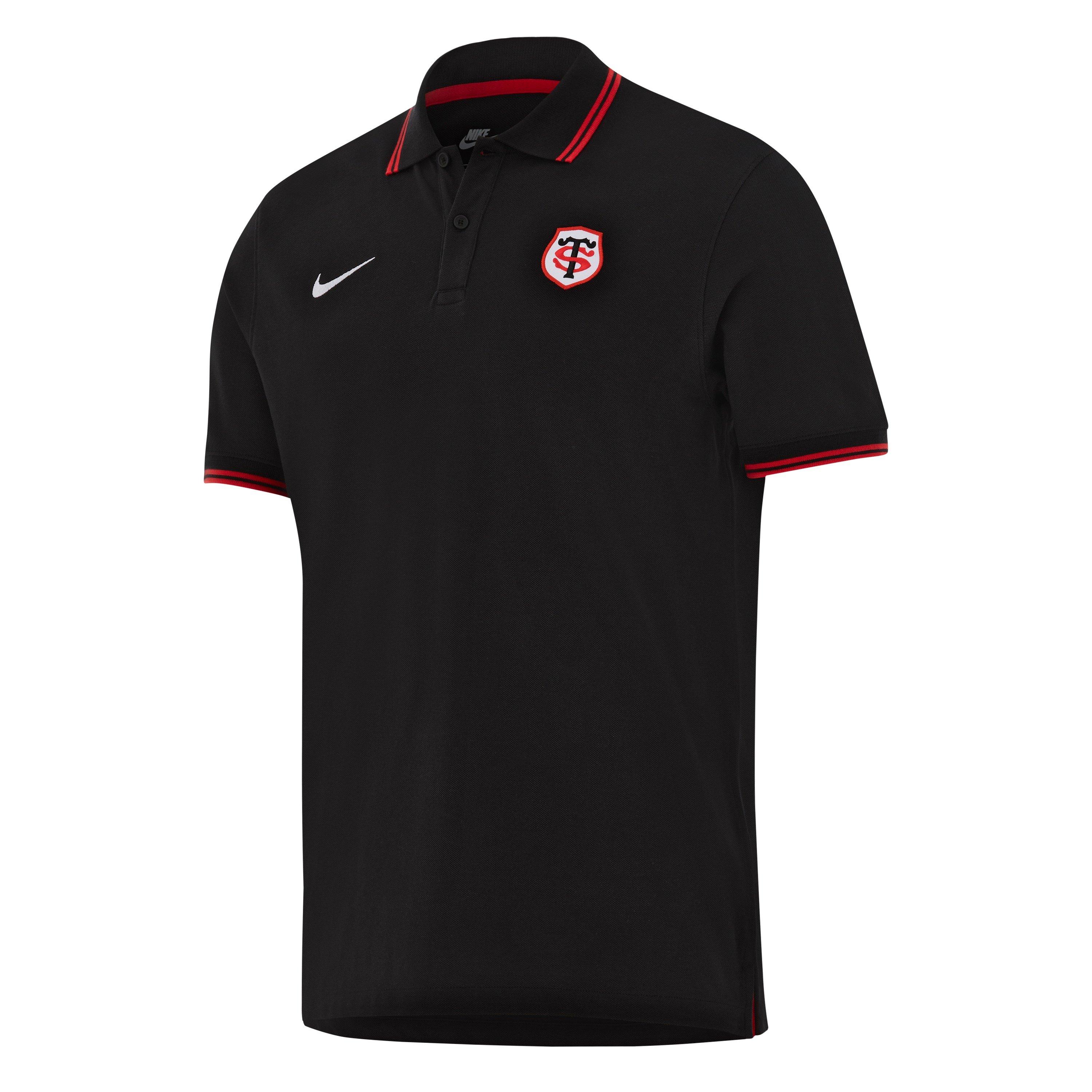 Sort - Nike - Men's ST Dri-FIT Pique Short-Sleeve Rugby Polo - 1