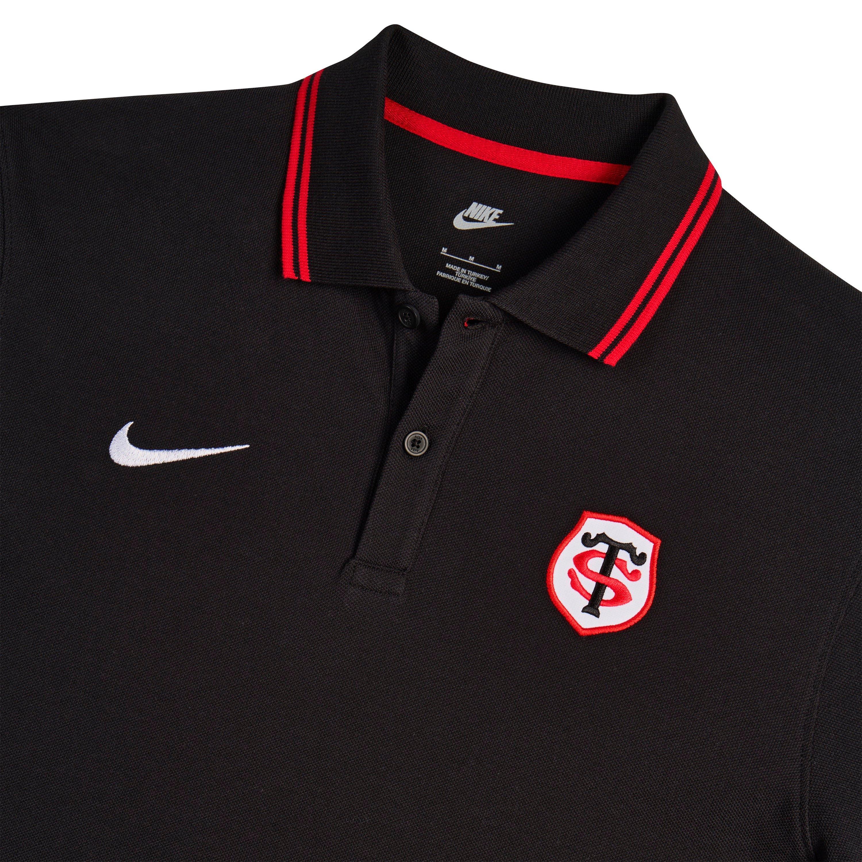 Sort - Nike - Men's ST Dri-FIT Pique Short-Sleeve Rugby Polo - 4