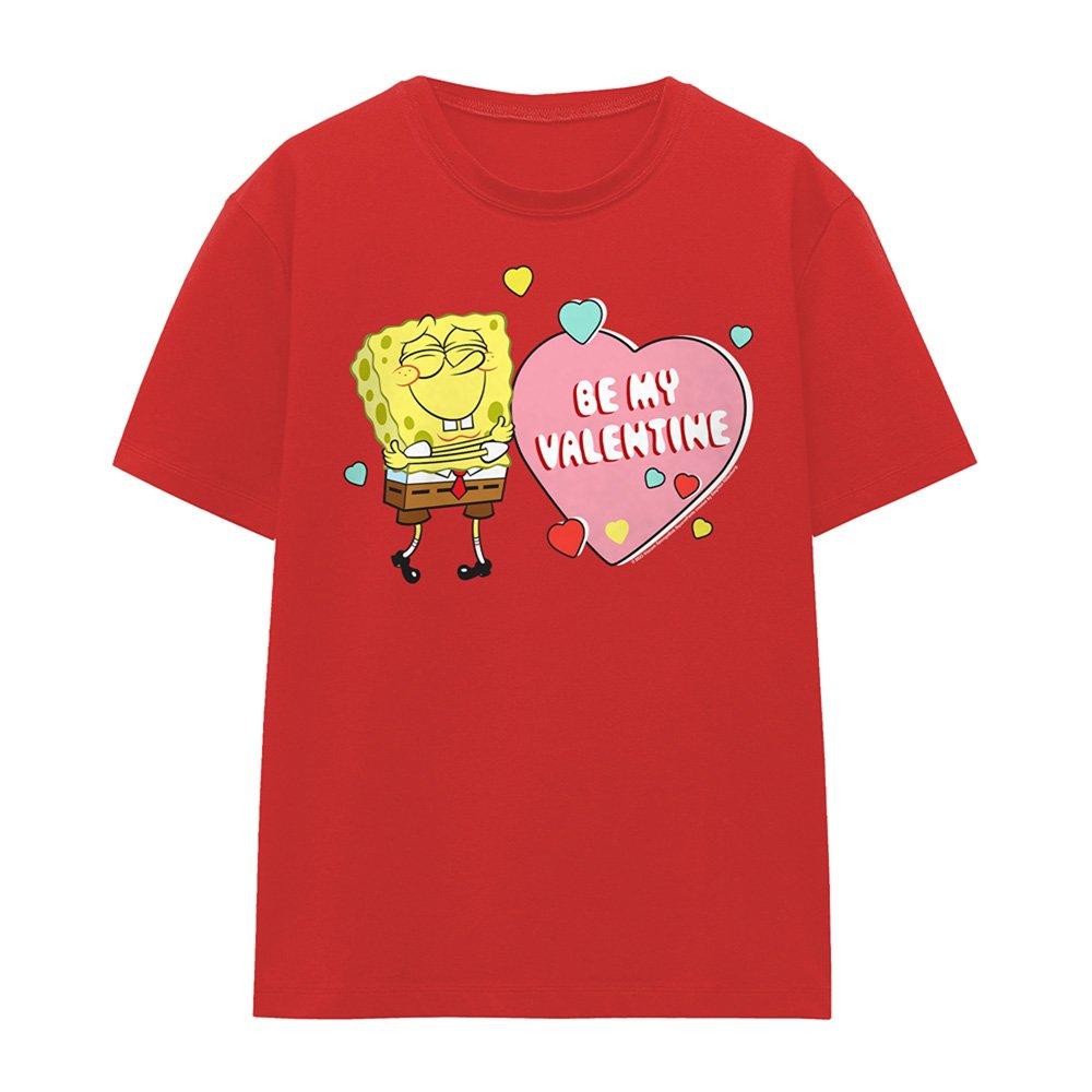 Red - Spongebob - Spongebob Be My Valentine T-Shirt Red - 4