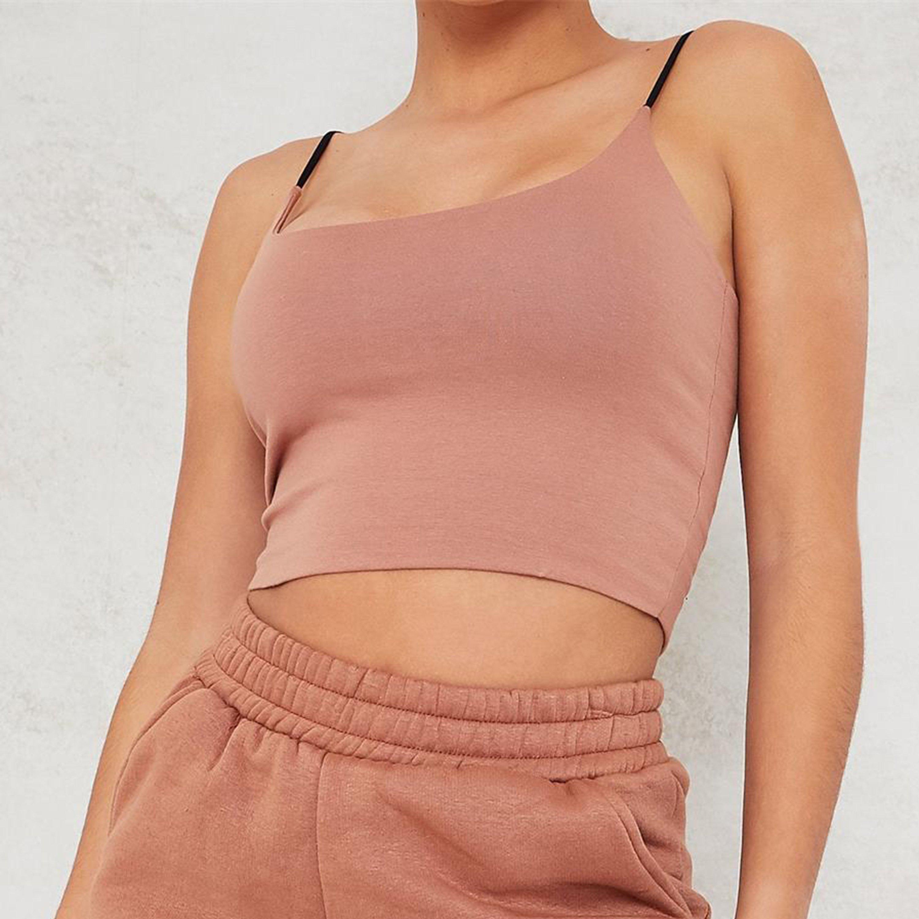 Bruin - I Saw It First - ISAWITFIRST Cotton Double Layer Strappy Crop Top - 5