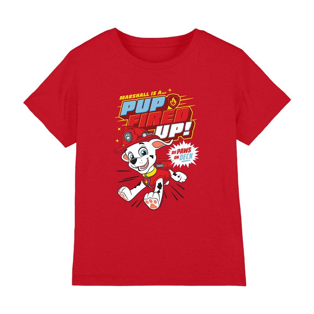 Red - Paw Patrol - Paw Patrol Marshall Pup Fired Up T-Shirt Red - 1