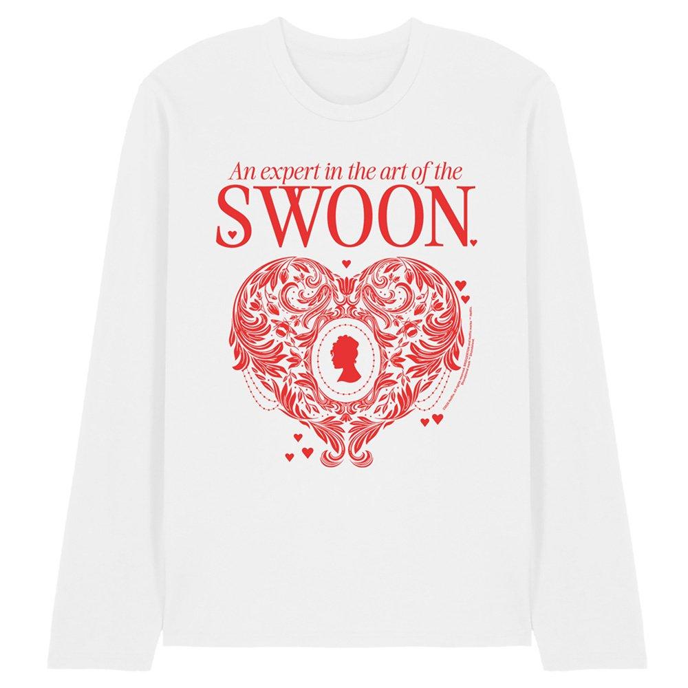 White - Bridgerton - Bridgerton The Art Of Swoon Long Sleeve T-Shirt W - 1