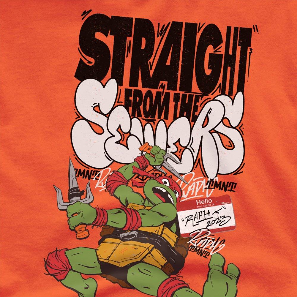 Orange - Teenage Mutant Ninja Turtles - Tmnt: Mutant Mayhem Raph Sewers T Shirt Orange - 2