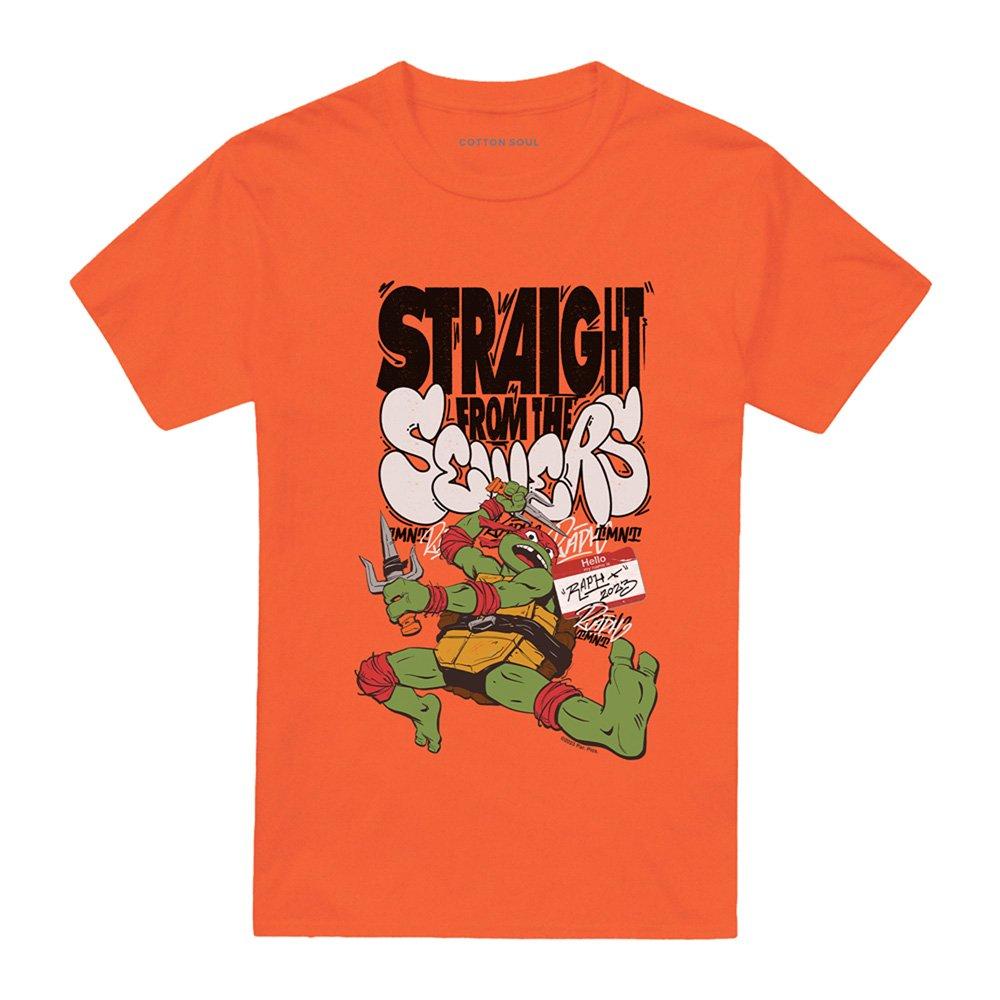 Orange - Teenage Mutant Ninja Turtles - Tmnt: Mutant Mayhem Raph Sewers T Shirt Orange - 4