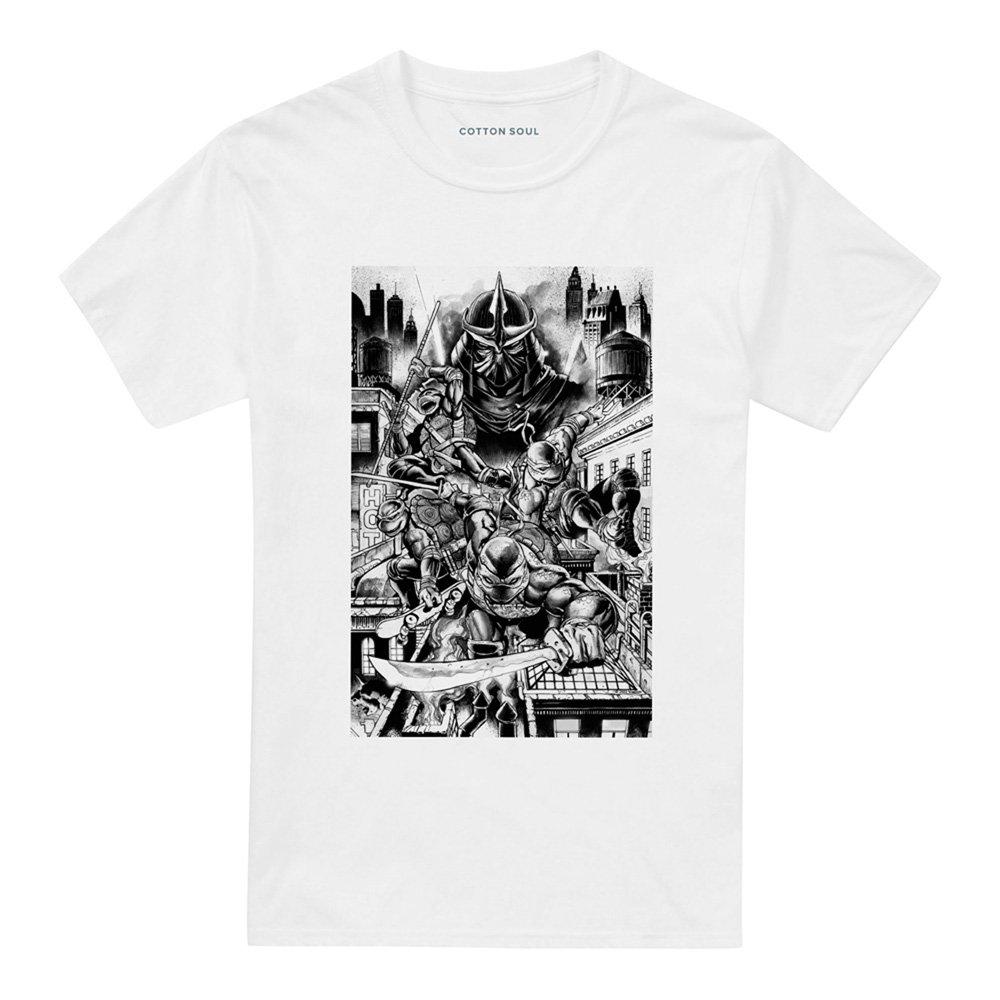 White - Teenage Mutant Ninja Turtles - Tmnt Take Down Shredder T Shirt White - 4