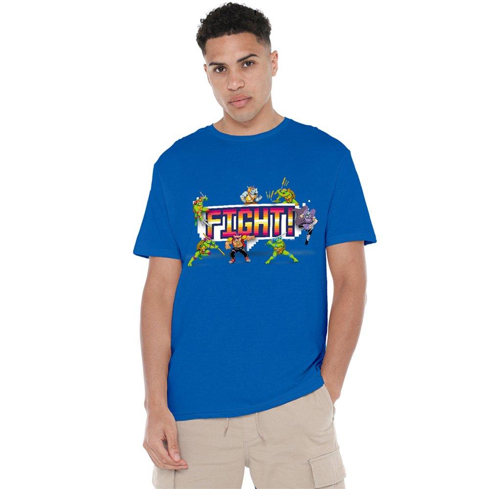 Blue - Teenage Mutant Ninja Turtles - Tmnt Arcade Fight T Shirt Royal - 1