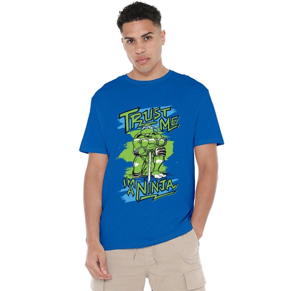 Blue - Teenage Mutant Ninja Turtles - Tmnt Trust Me Ia€™M A Ninja T Shirt Royal - 1