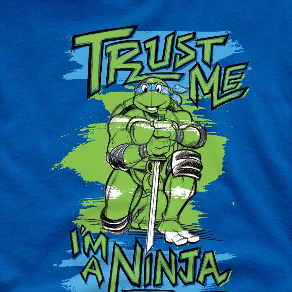 Blue - Teenage Mutant Ninja Turtles - Tmnt Trust Me Ia€™M A Ninja T Shirt Royal - 2