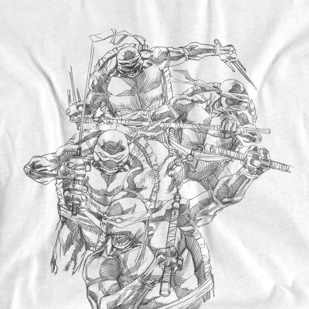 White - Teenage Mutant Ninja Turtles - Tmnt Shinobis Long Sleeve T-Shirt White - 2