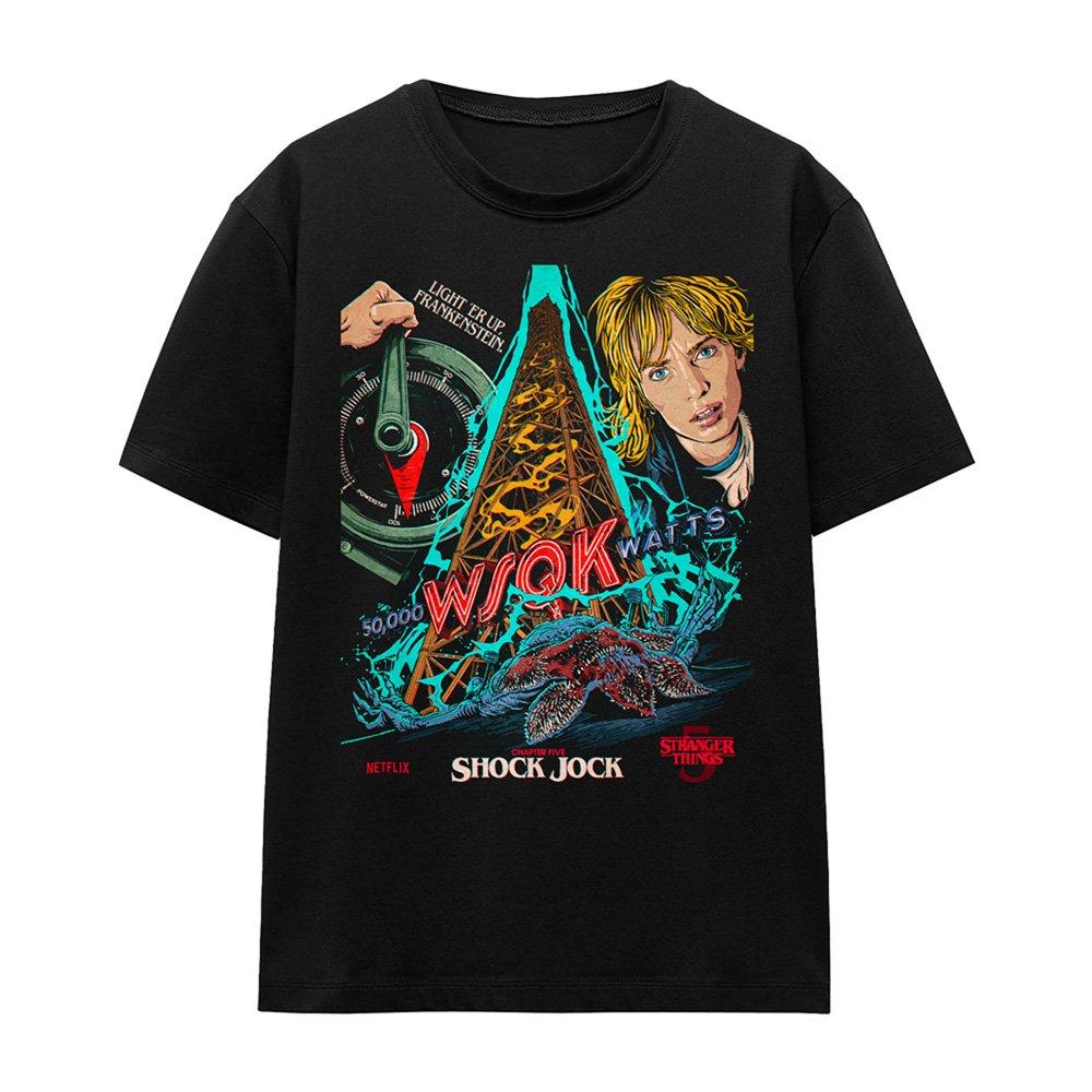 Black - Stranger Things - Stranger Things Butcher Billy S5 Ch 5 T Shirt Bla - 4