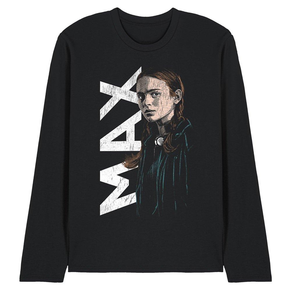 Black - Stranger Things - Stranger Things Max Neo Homage Long Sleeve T Shirt - 1
