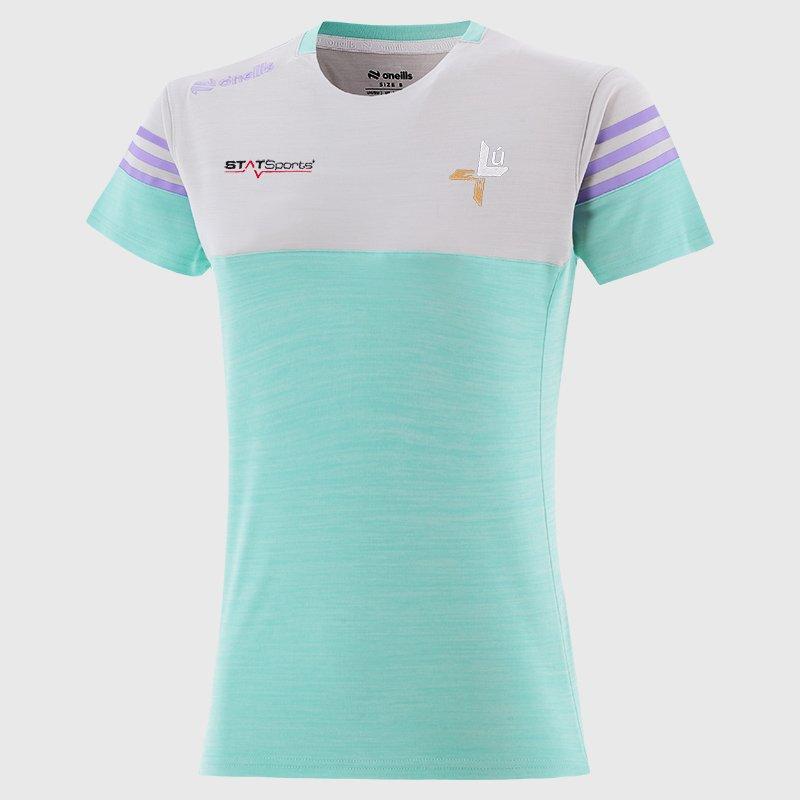 Mint/White/Lav - ONeills - ONeills Louth Sedona T-Shirt Girls - 1
