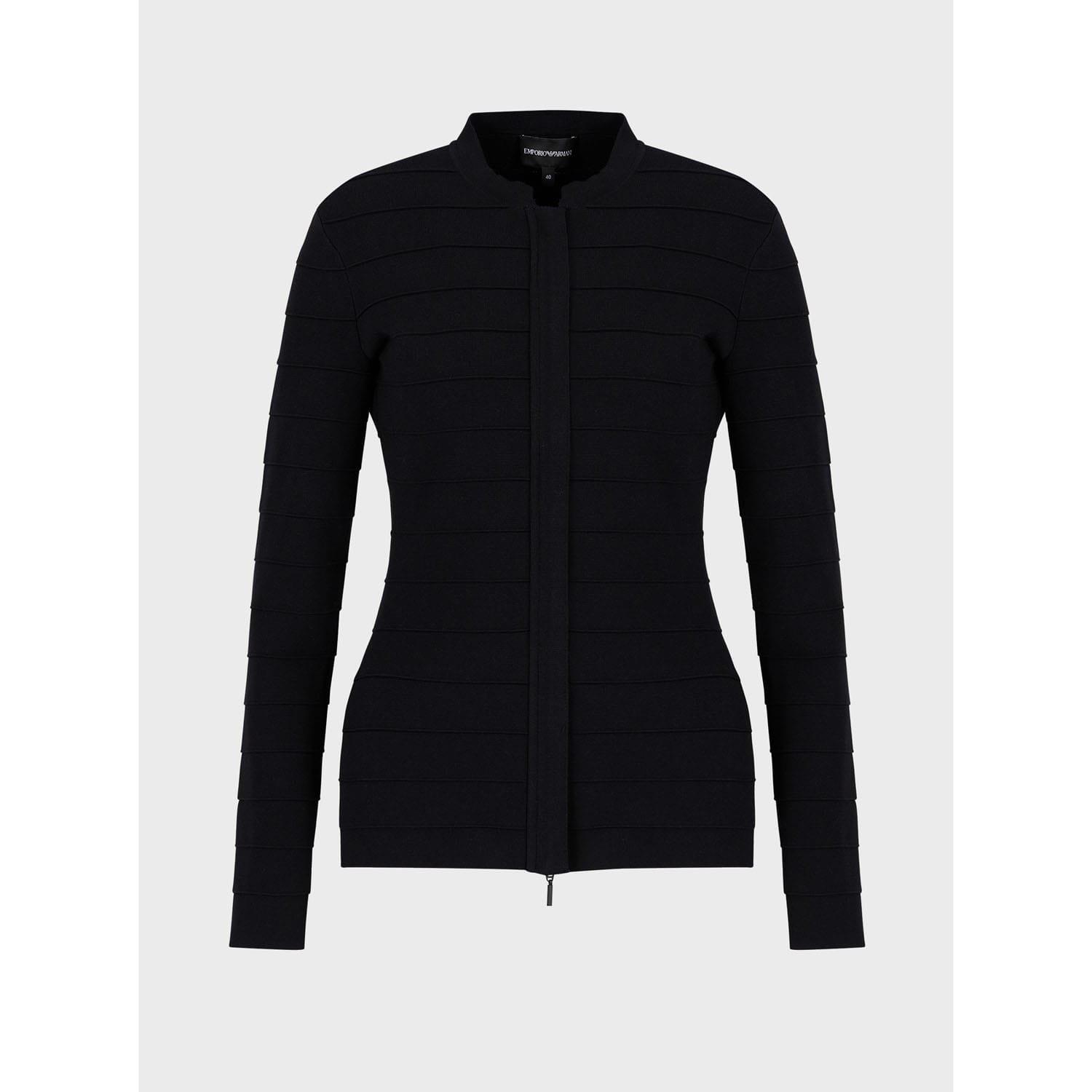 Emporio Armani Cotton Crew Neck Jacket