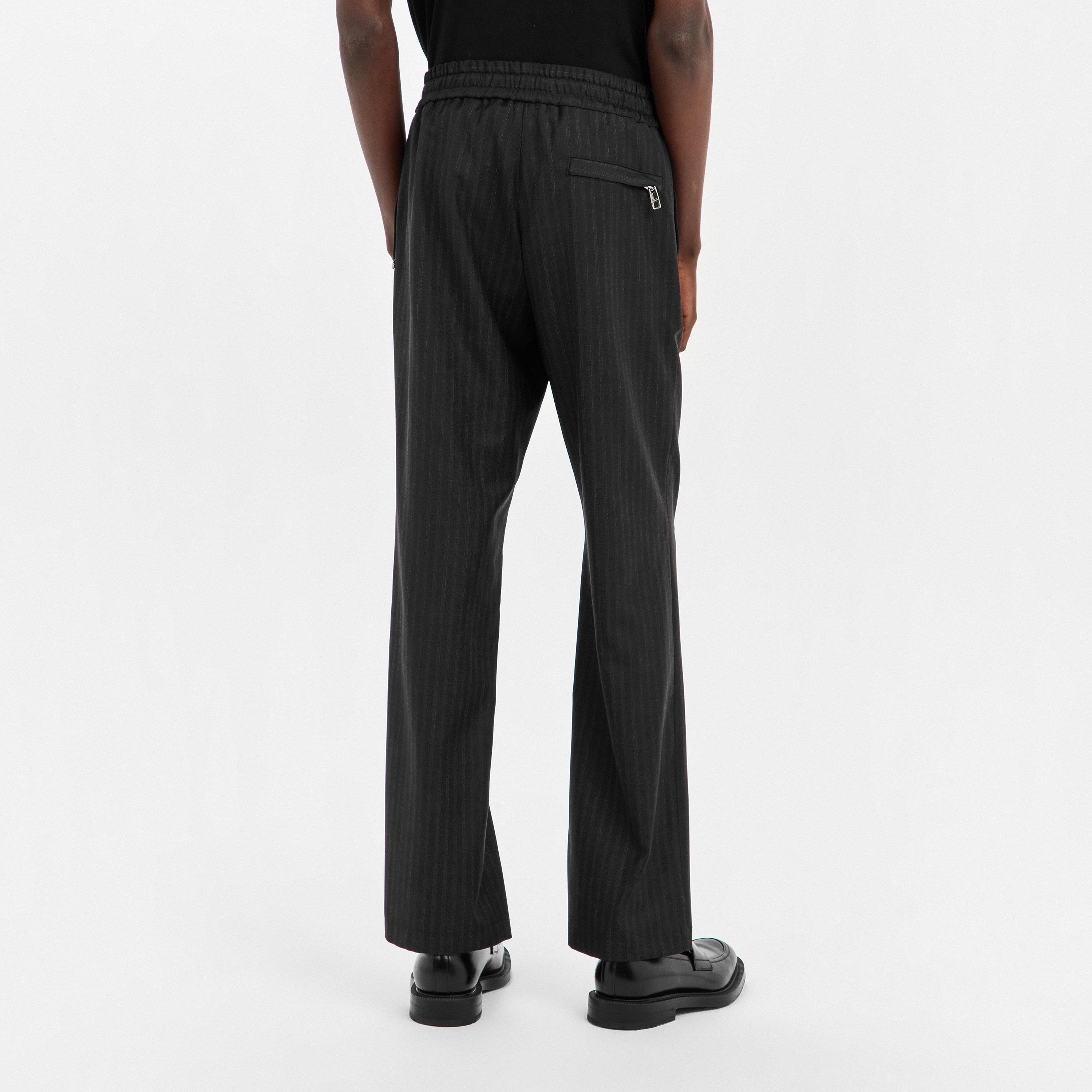 Black - Dolce and Gabbana - Men's Pinstripe Tailored Trousers - 4