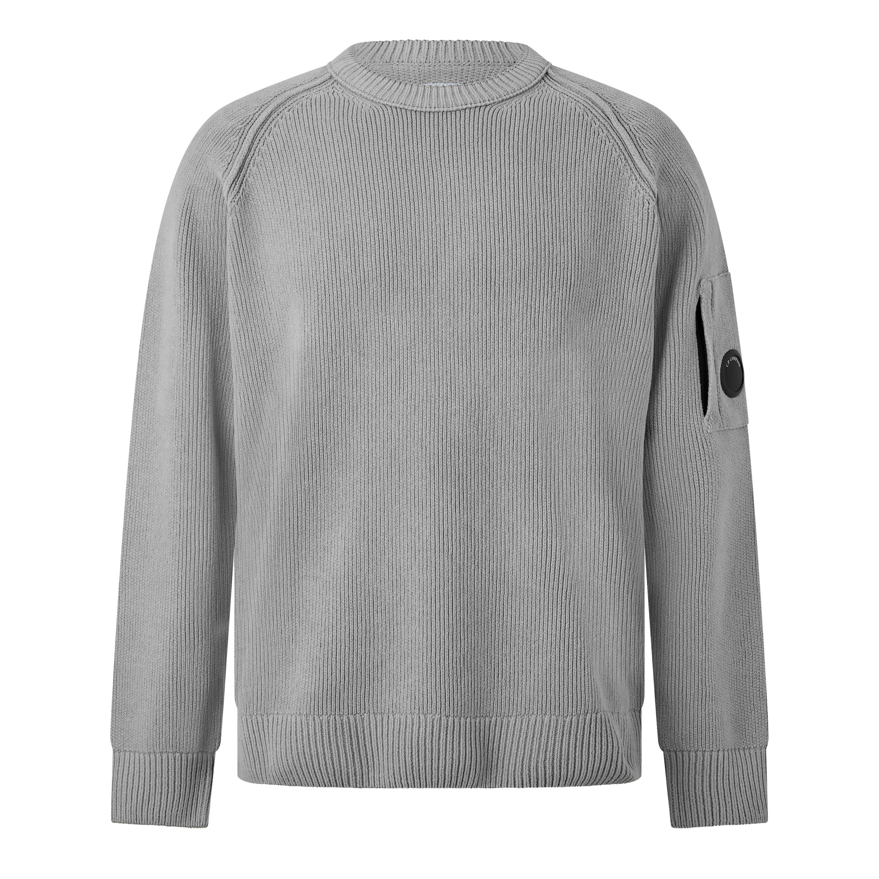 Flint Grey 936 - CP Company - CP Chenille Crew Sn64 - 1