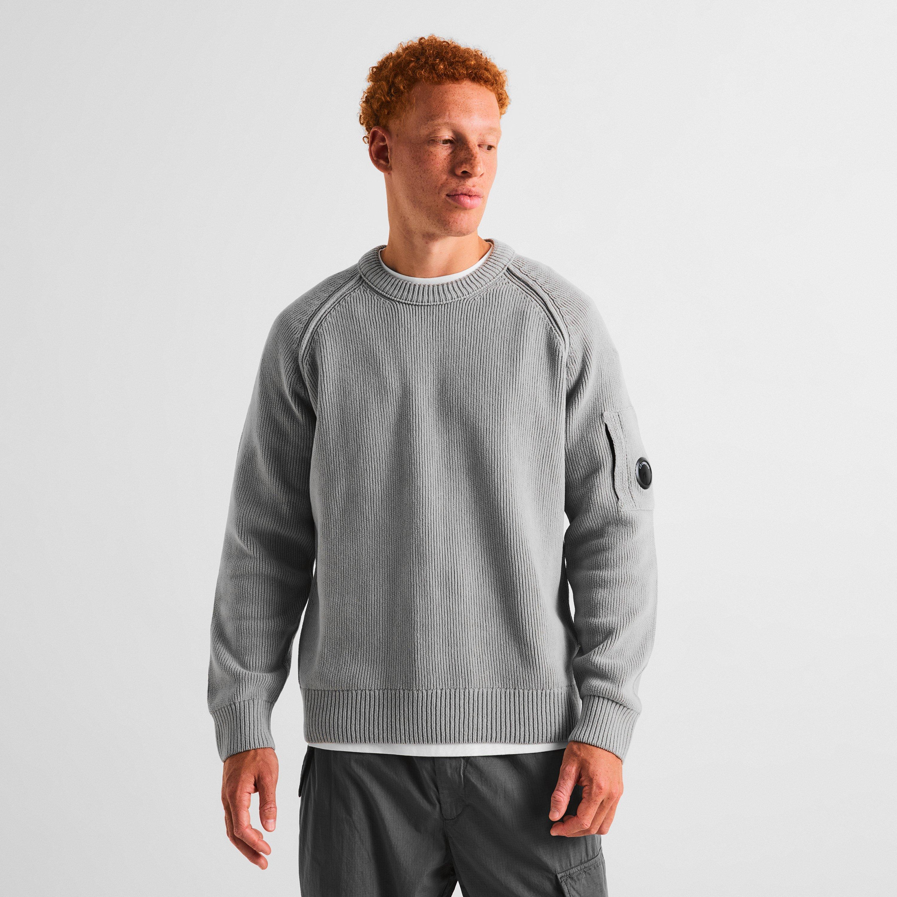 Flint Grey 936 - CP Company - CP Chenille Crew Sn64 - 3
