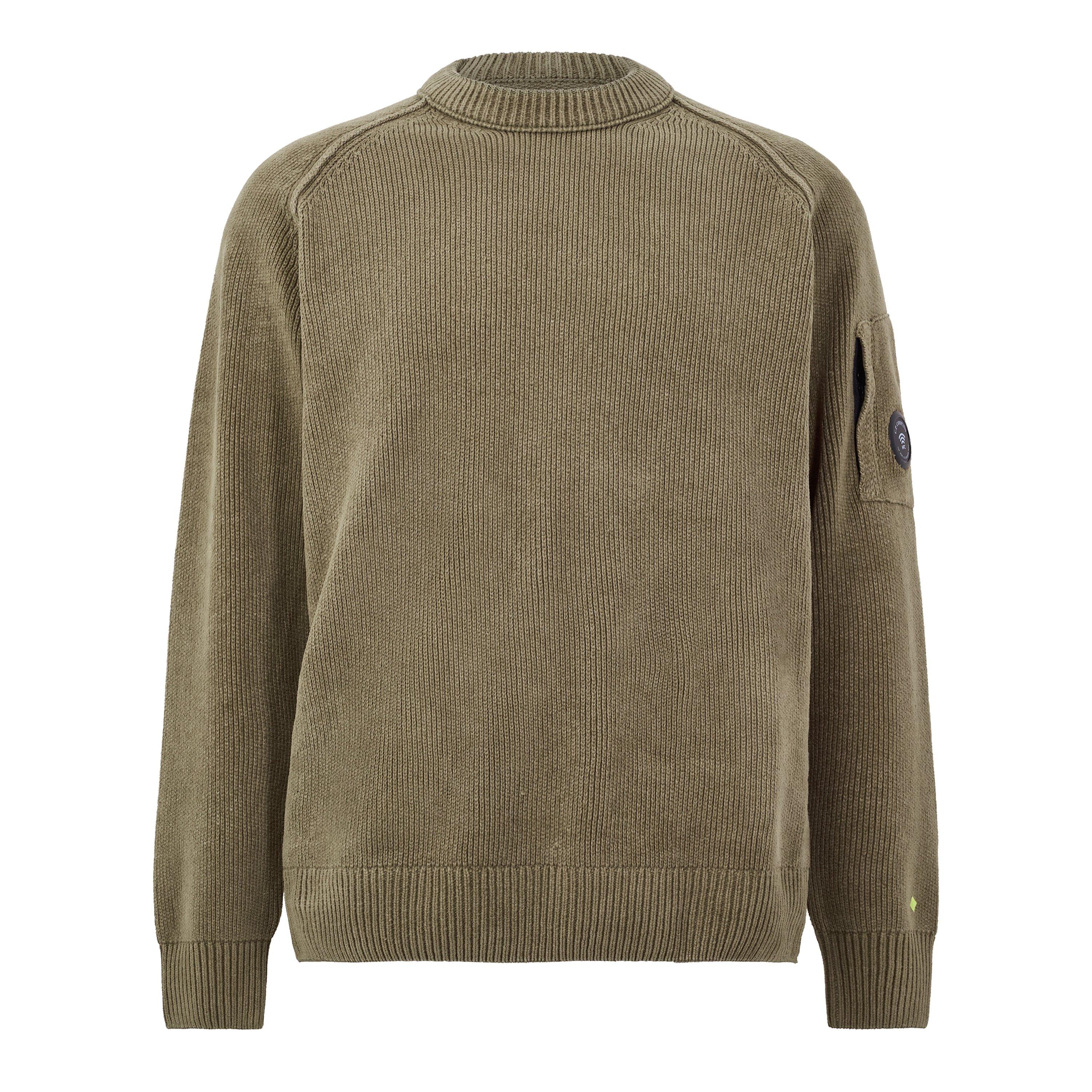 Men's Chenille Cotton Crew-Neck Jumper