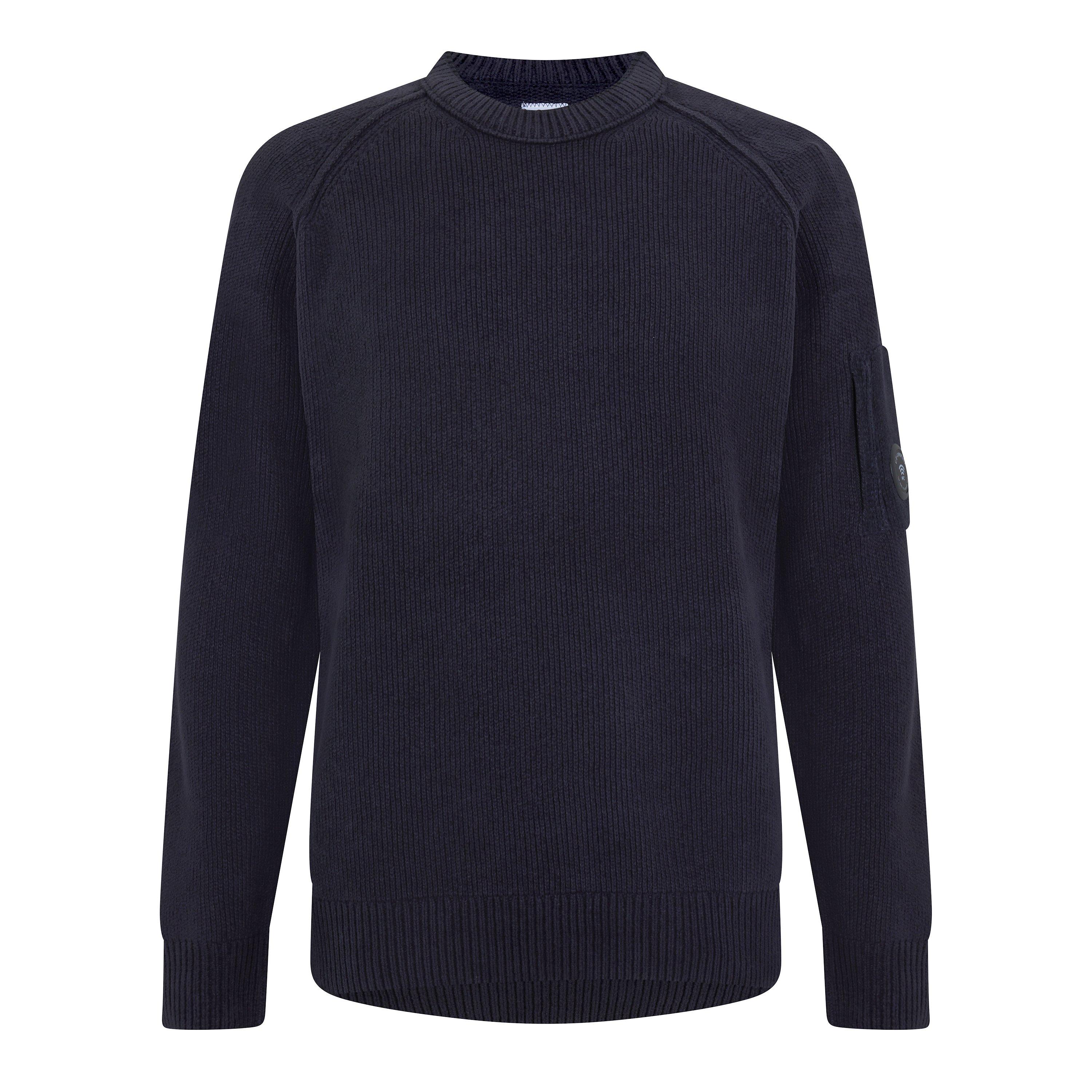 Total Ecl 888 - CP Company - Men's Chenille Cotton Crew-Neck Jumper - 1