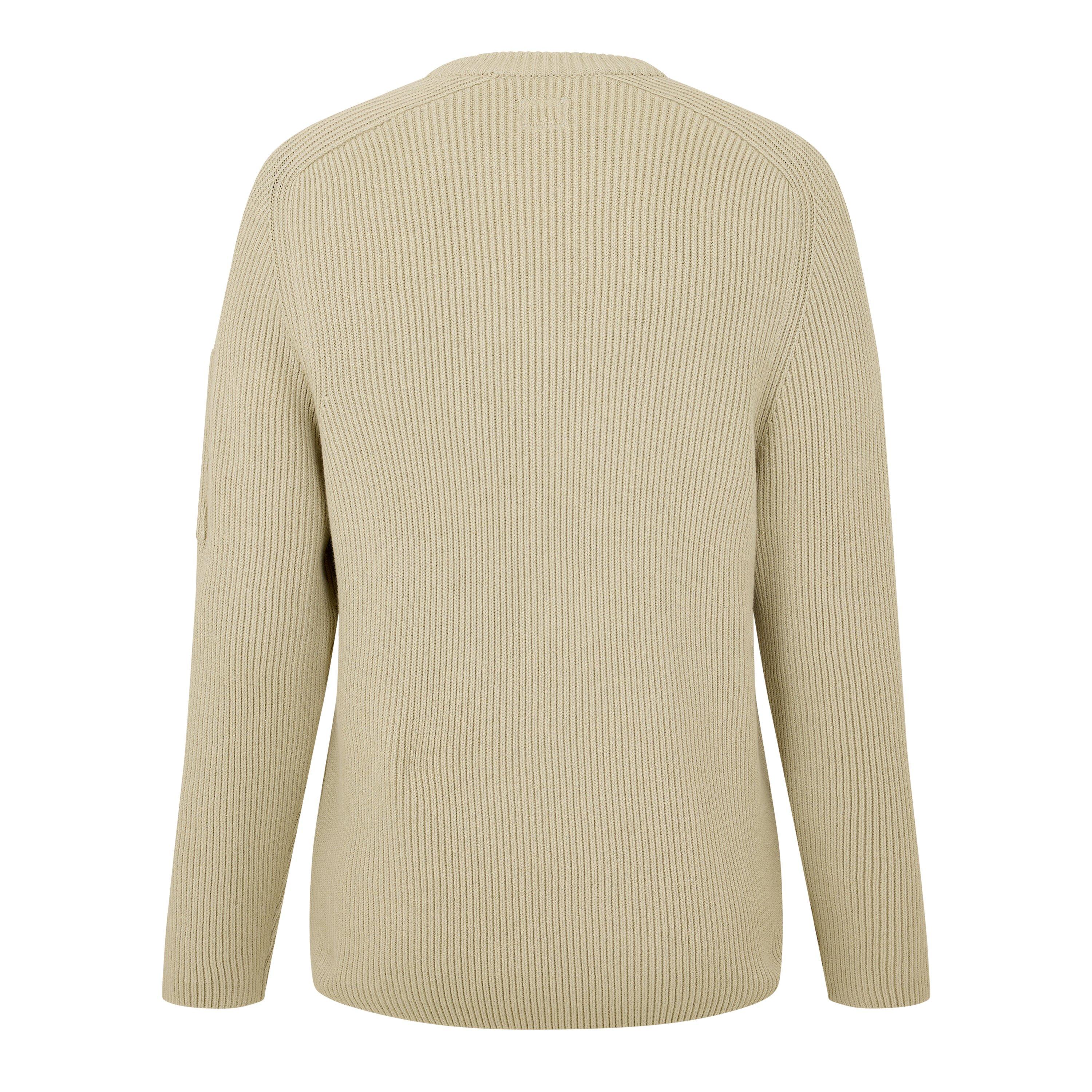 Silver Birc 120 - CP Company - Men's Full-Rib Crew Cotton Long-Sleeve Jumper - 2