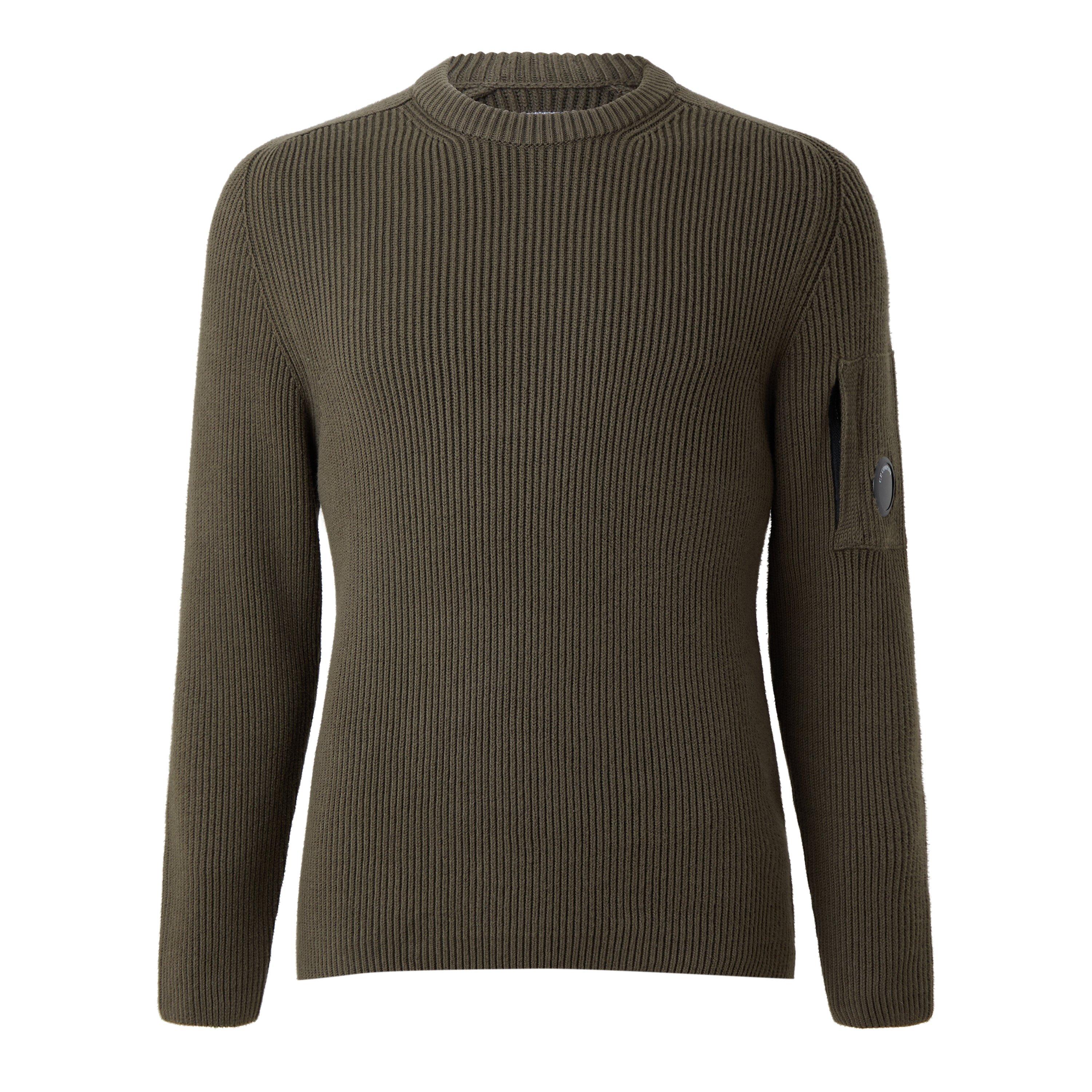CP Company CP Full Rib Crew Sn64 - Ivy Green 683 - Size L (50)