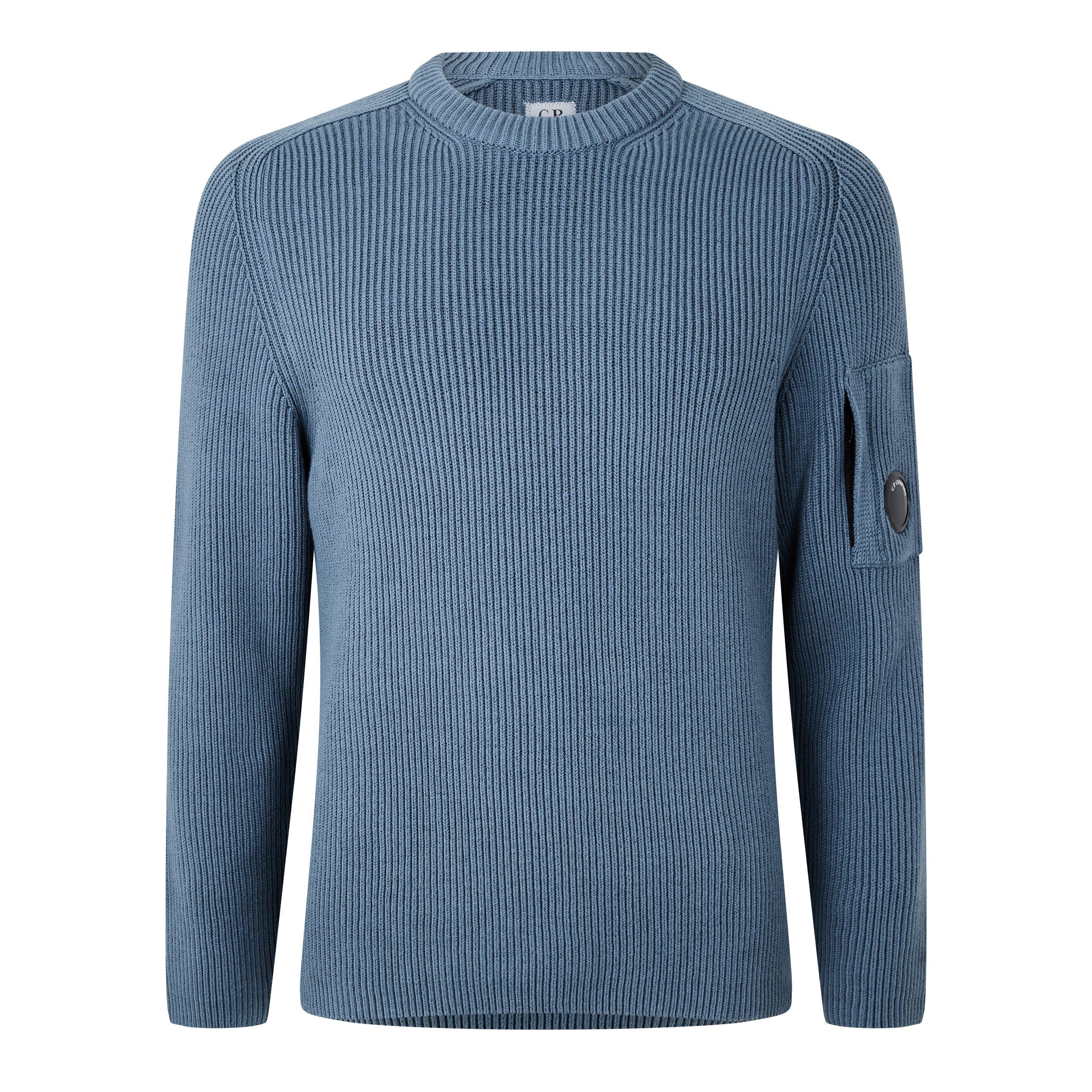 Orion Blue 871 - CP Company - CP Full Rib Crew Sn64 - 1