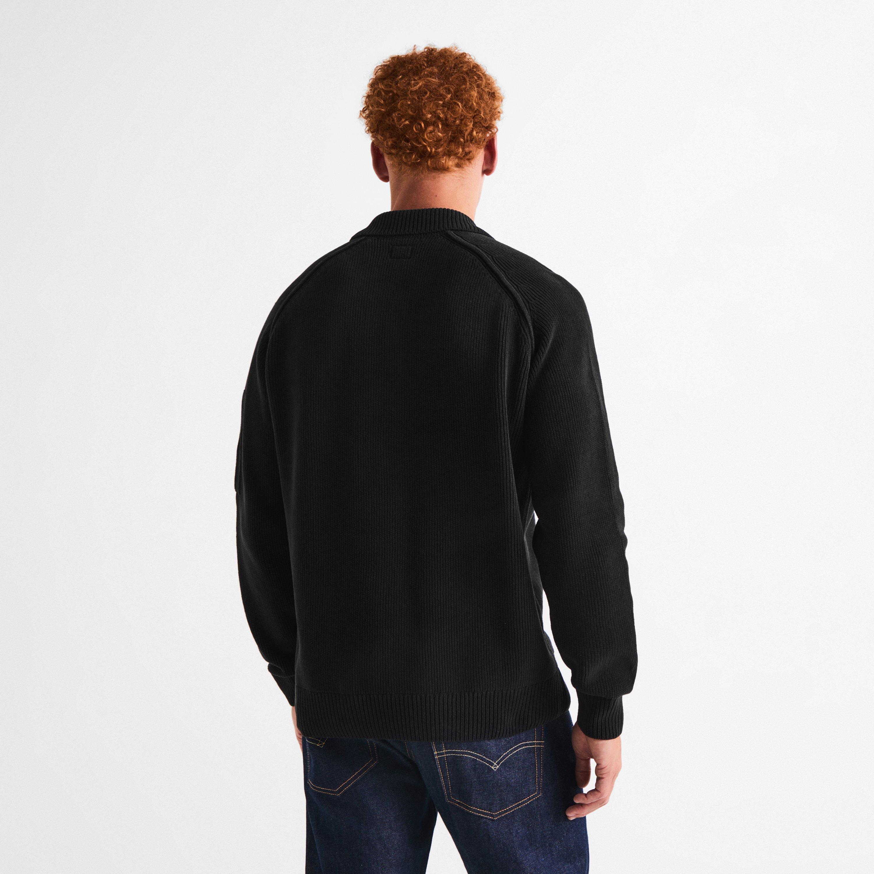 Black 999 - CP Company - CP Chenille Polo Sn64 - 4