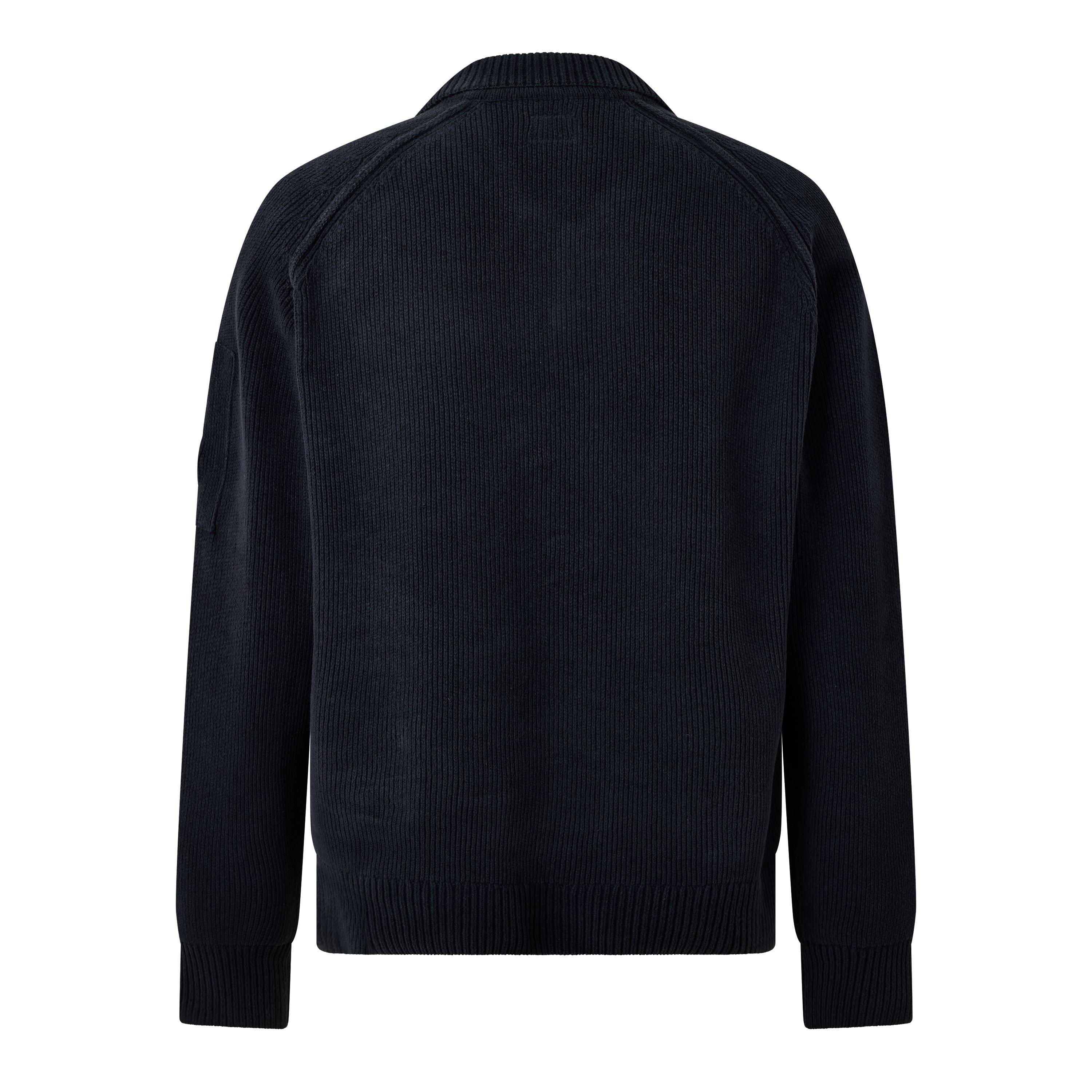Total Ecl 888 - CP Company - Men's Cotton Chenille Long-Sleeve Polo Shirt - 2