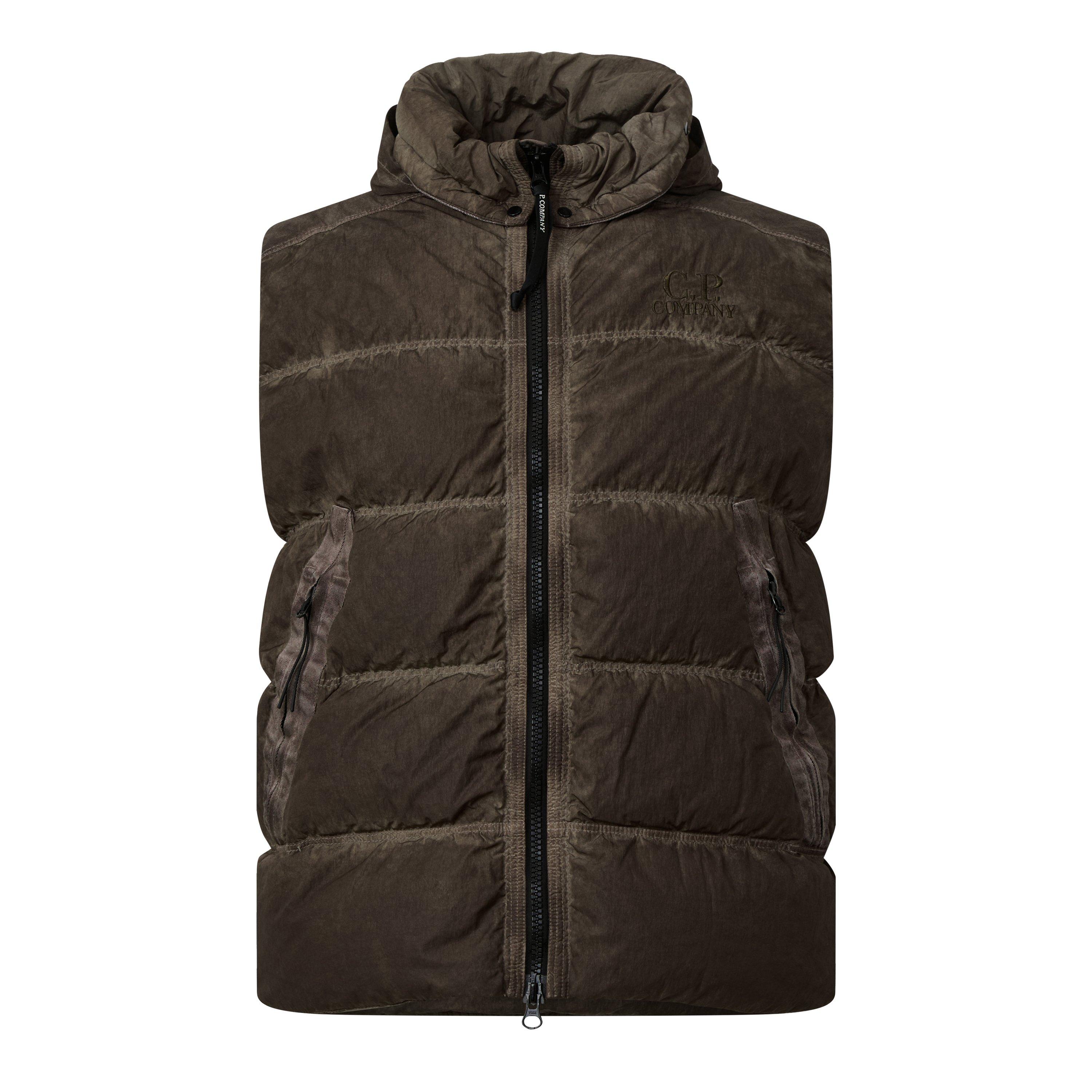 Brown R30 - CP Company - CP Re-Col Gilet Sn64 - 1