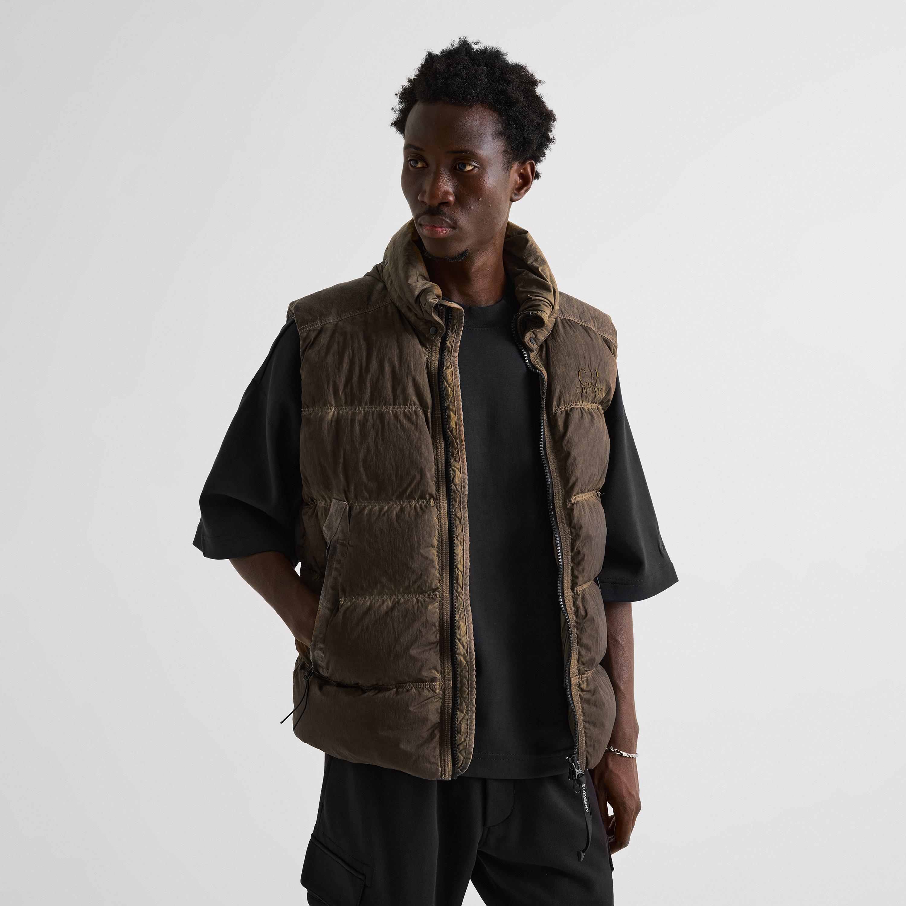 Brown R30 - CP Company - Men's Re-Col Gilet - 3