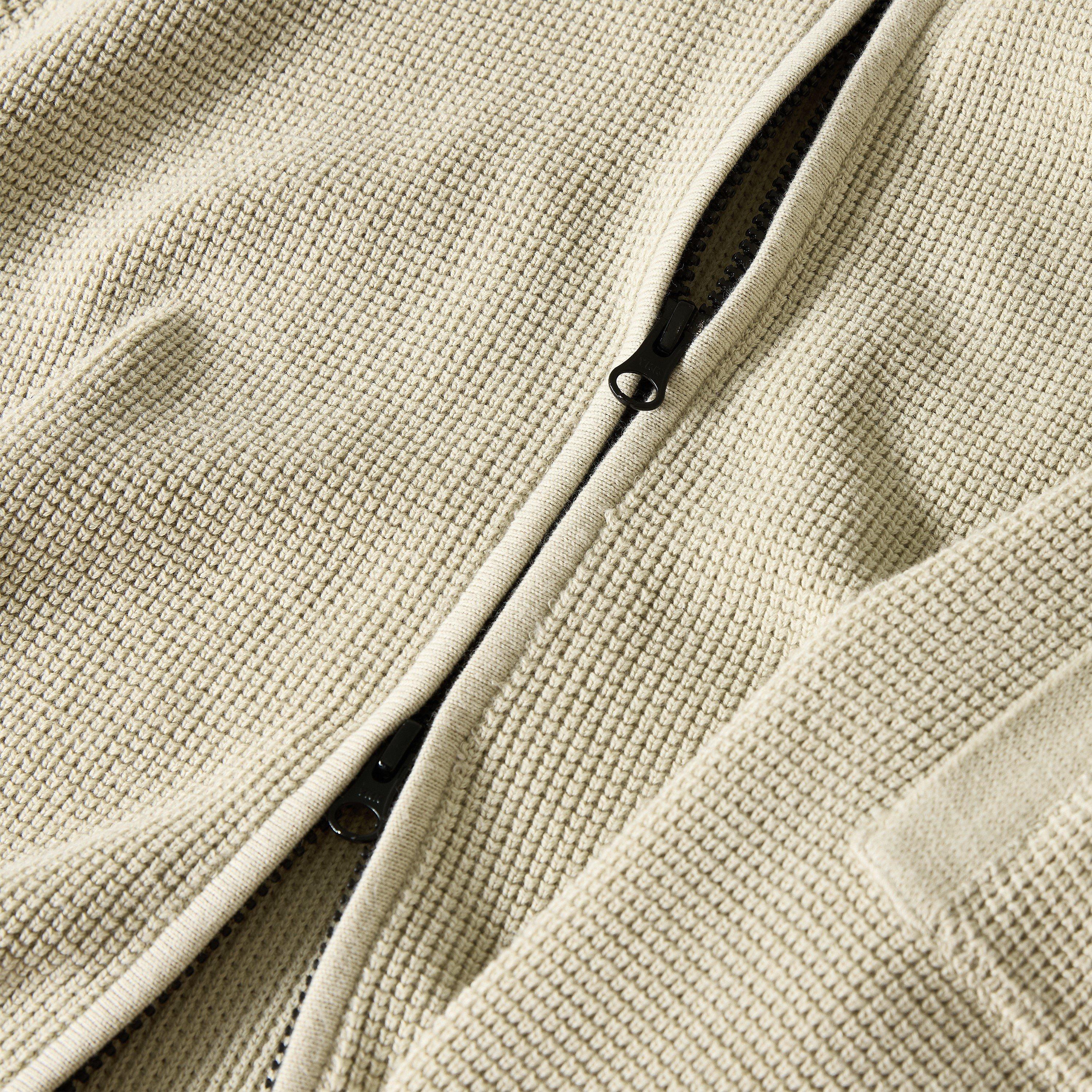 Silver Birc 120 - CP Company - CP Waffle Zip Thru Sn64 - 3