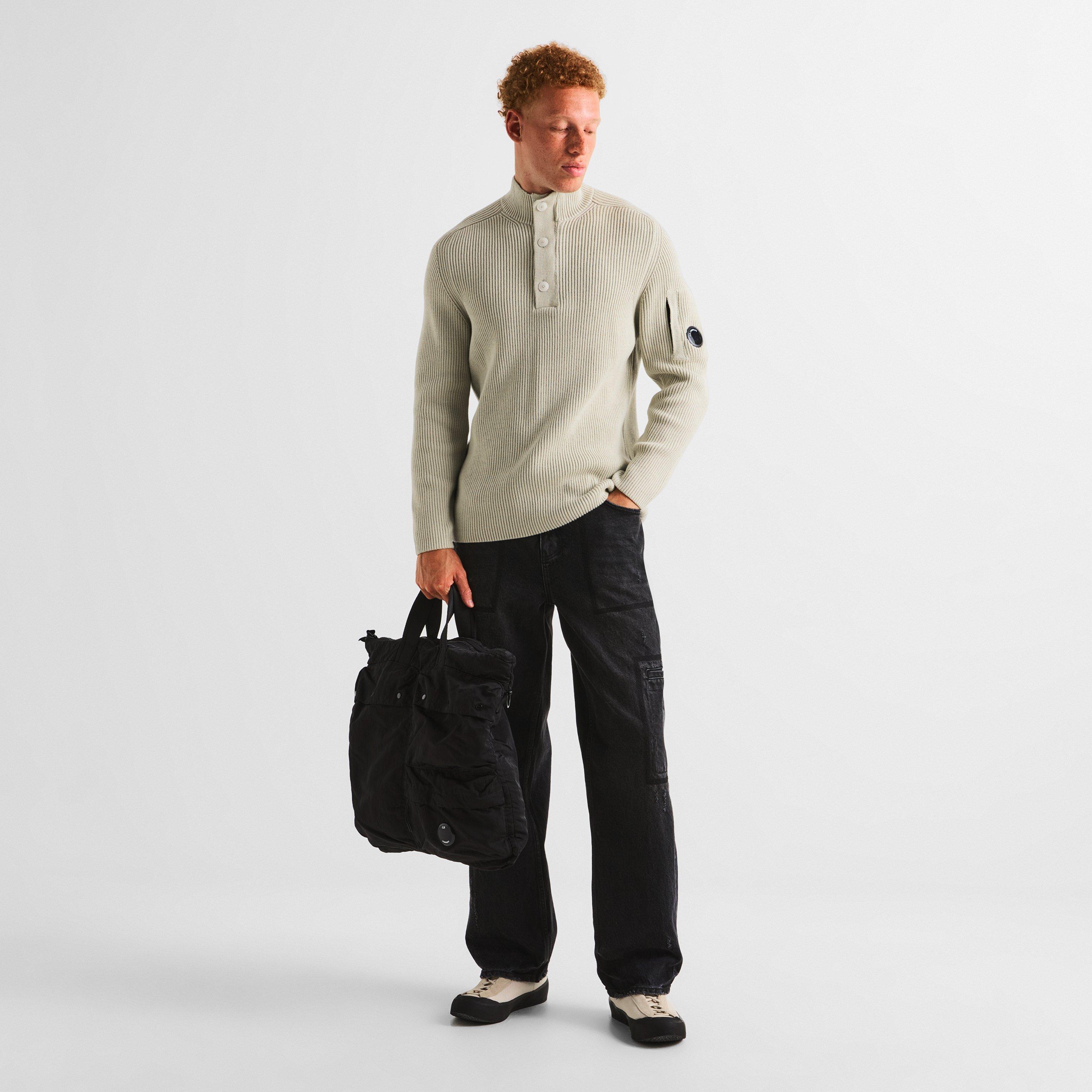 Silver Birc 120 - CP Company - CP Rib Button Knit Sn64 - 6