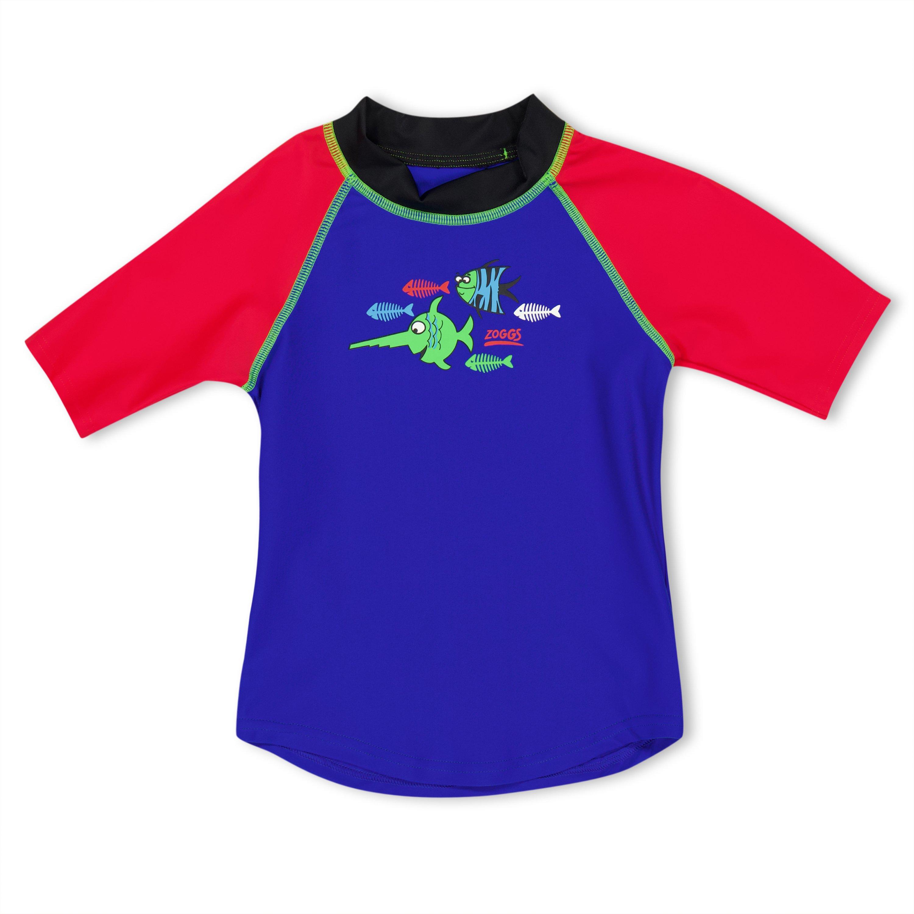 Blue - Zoggs - Sea Saw Short Sleeve Infants - 1