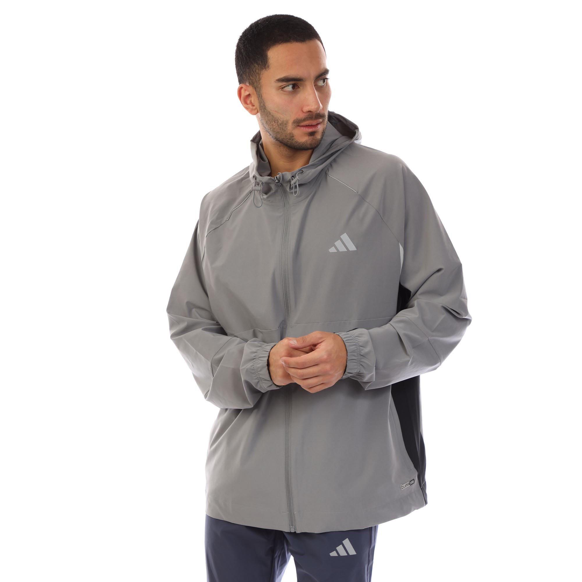Grey - adidas - Climacool Woven Jacket - 1