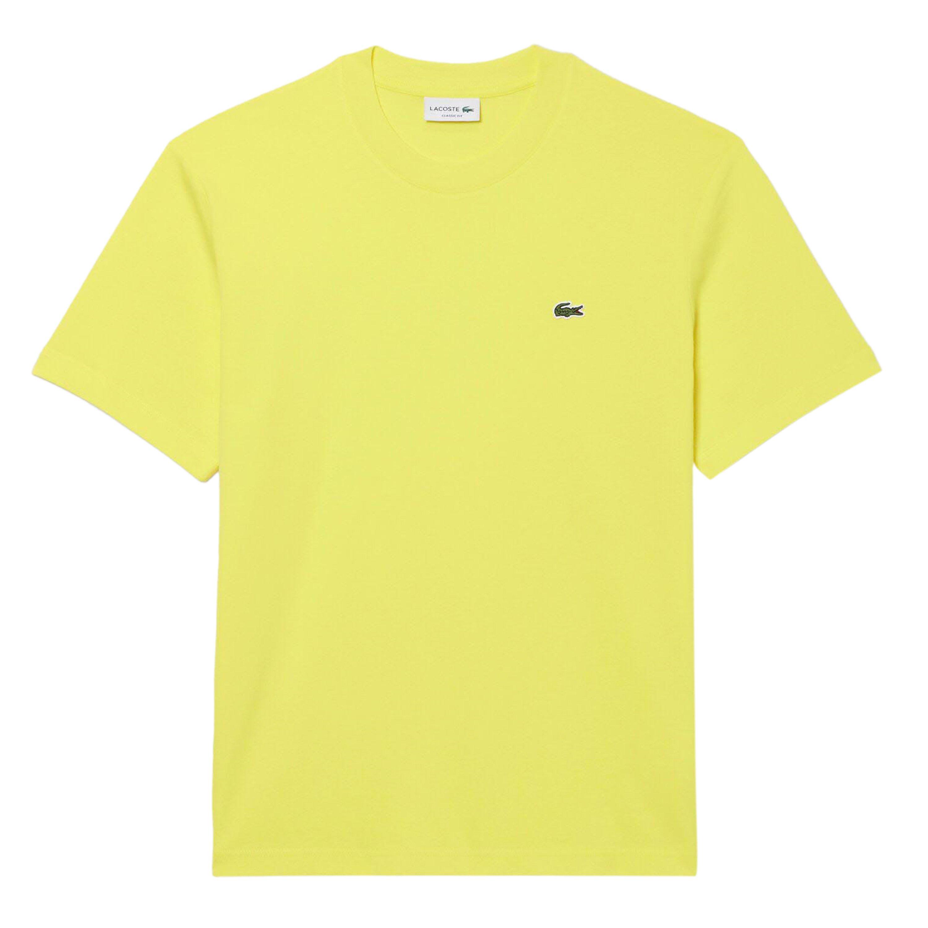 Yellow - Lacoste - Cotton-T-Shirt - 1