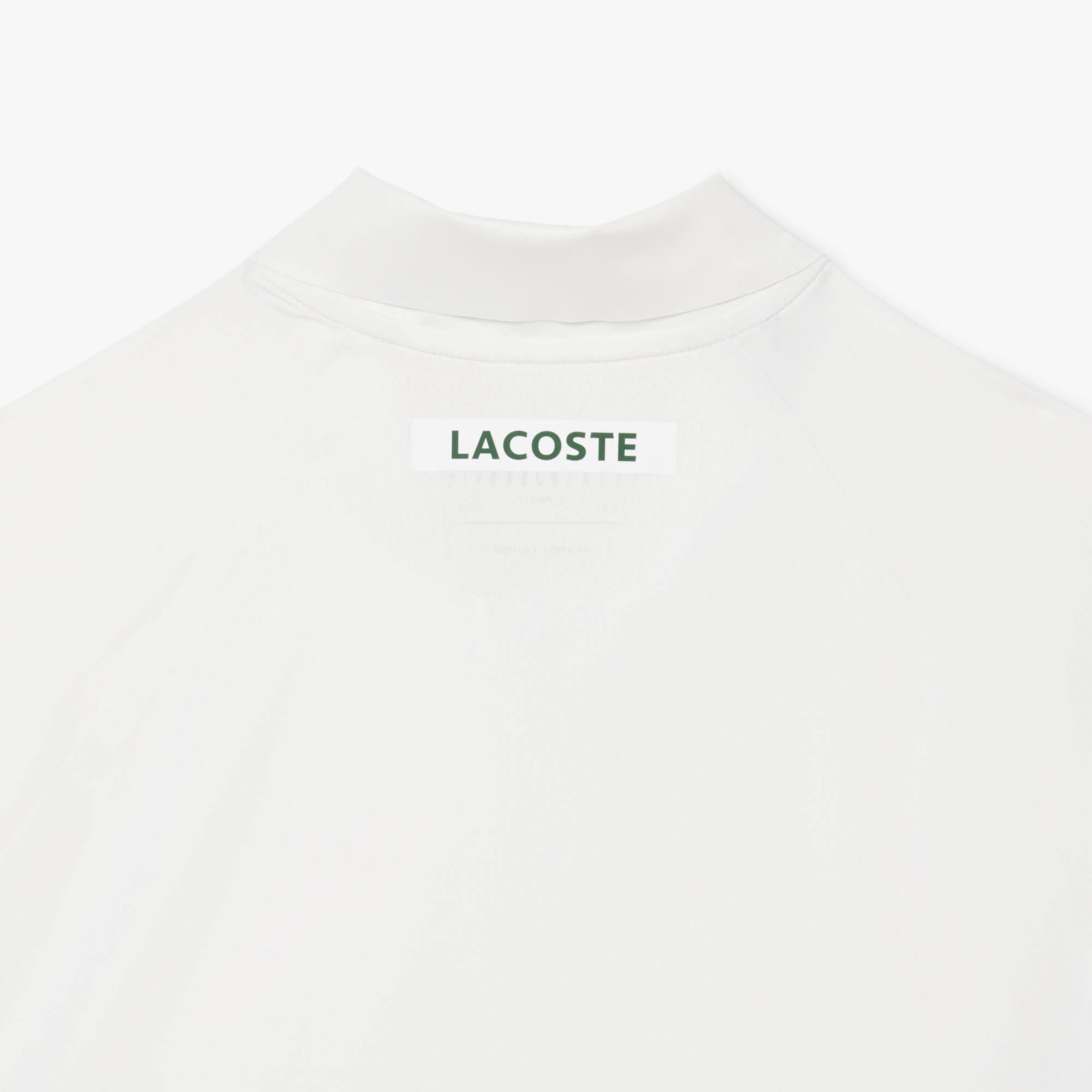 White - Lacoste - Novak Djokovic On Court Polo Shirt - 5