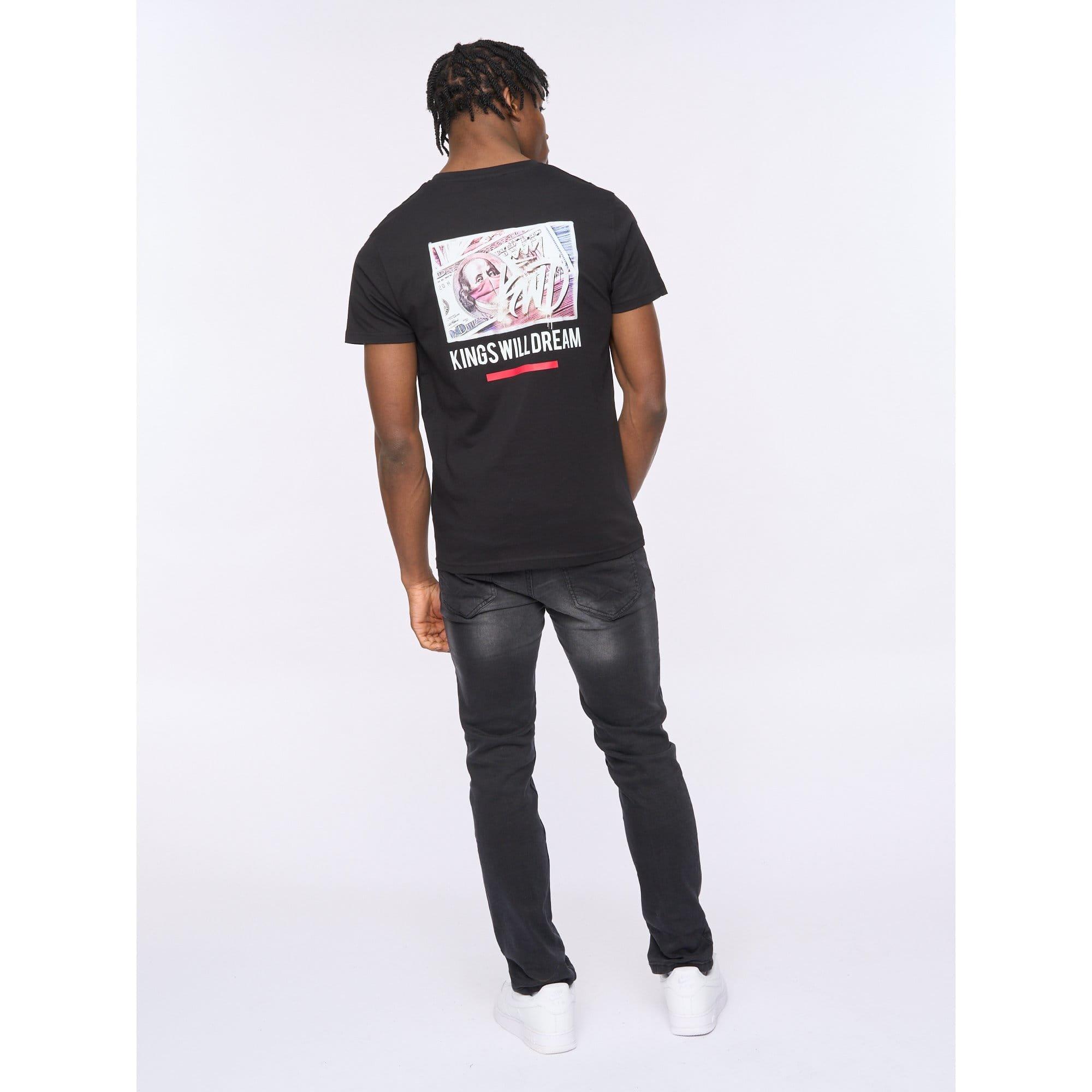 Black - Kings Will Dream - Dollar Bills T-Shirt - 3