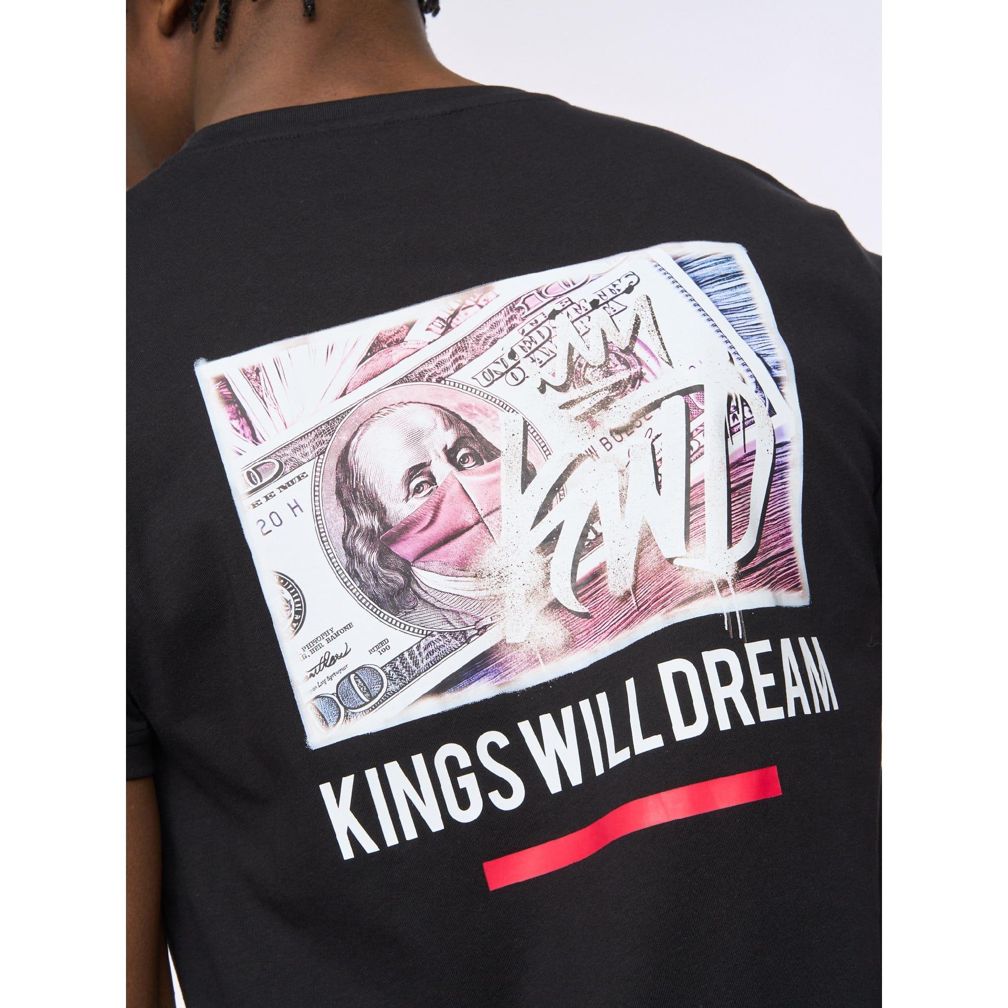Black - Kings Will Dream - Dollar Bills T-Shirt - 5