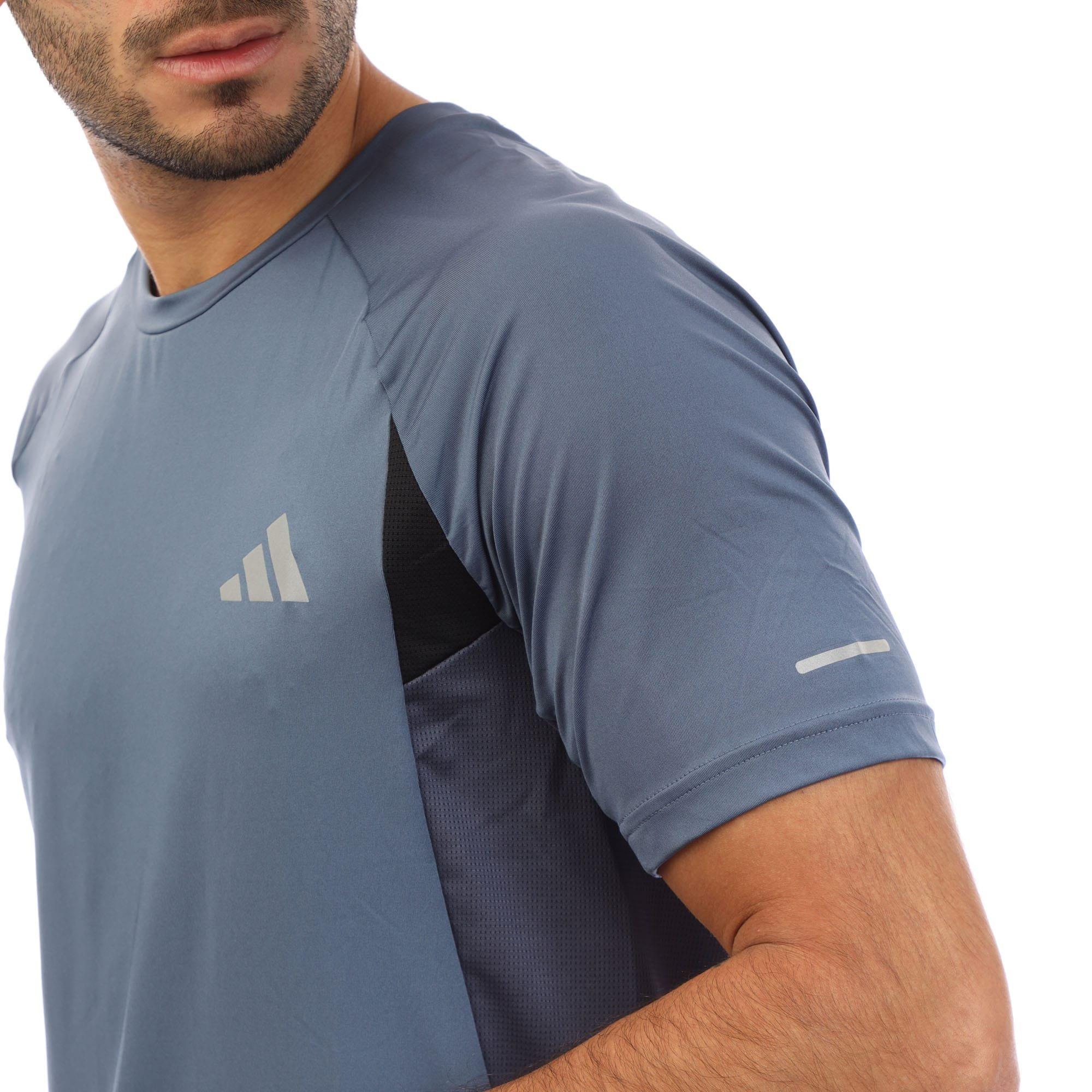 Navy - adidas - Tech Short Sleeved T-Shirt - 3
